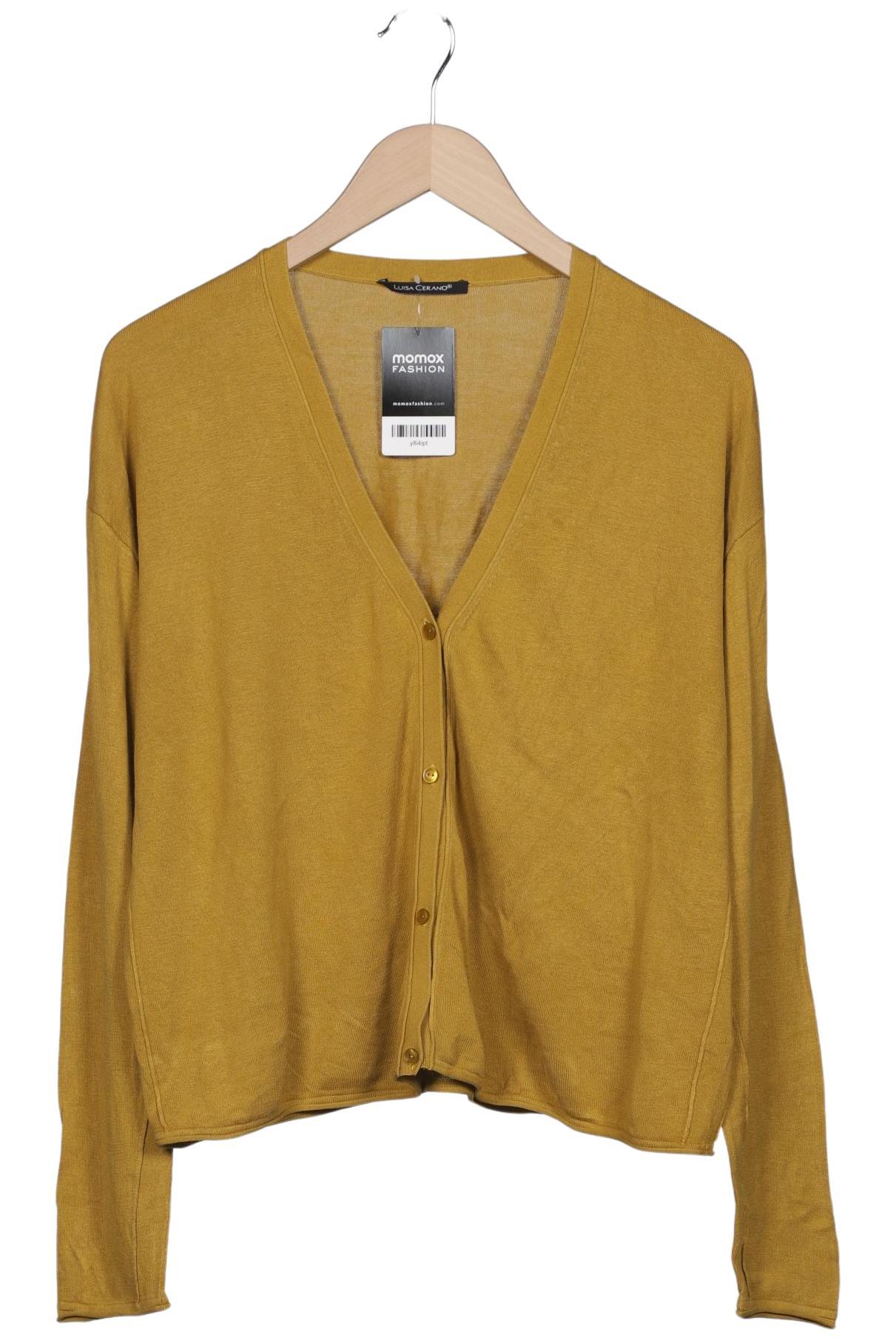 

Luisa Cerano Damen Strickjacke, gelb, Gr. 38