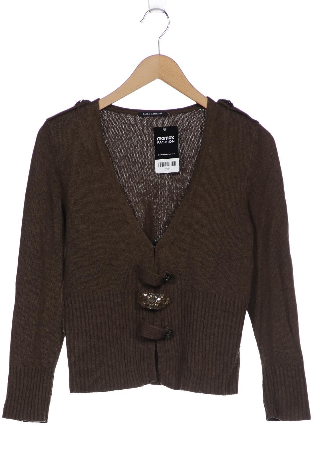 

Luisa Cerano Damen Strickjacke, braun, Gr. 40