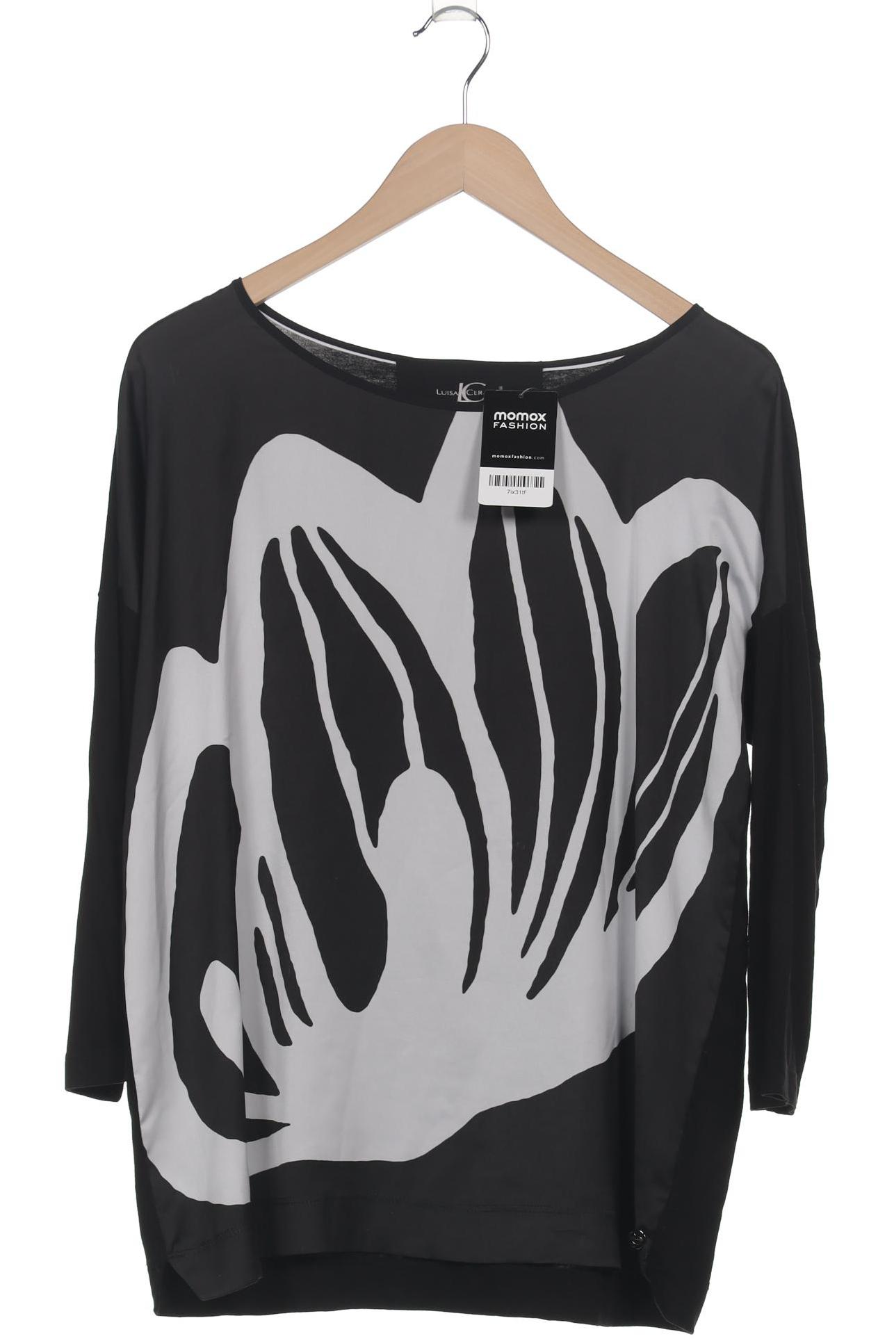 

Luisa Cerano Damen Langarmshirt, schwarz, Gr. 48