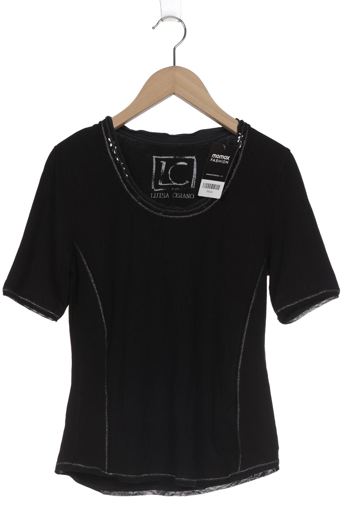 

Luisa Cerano Damen T-Shirt, schwarz, Gr. 32