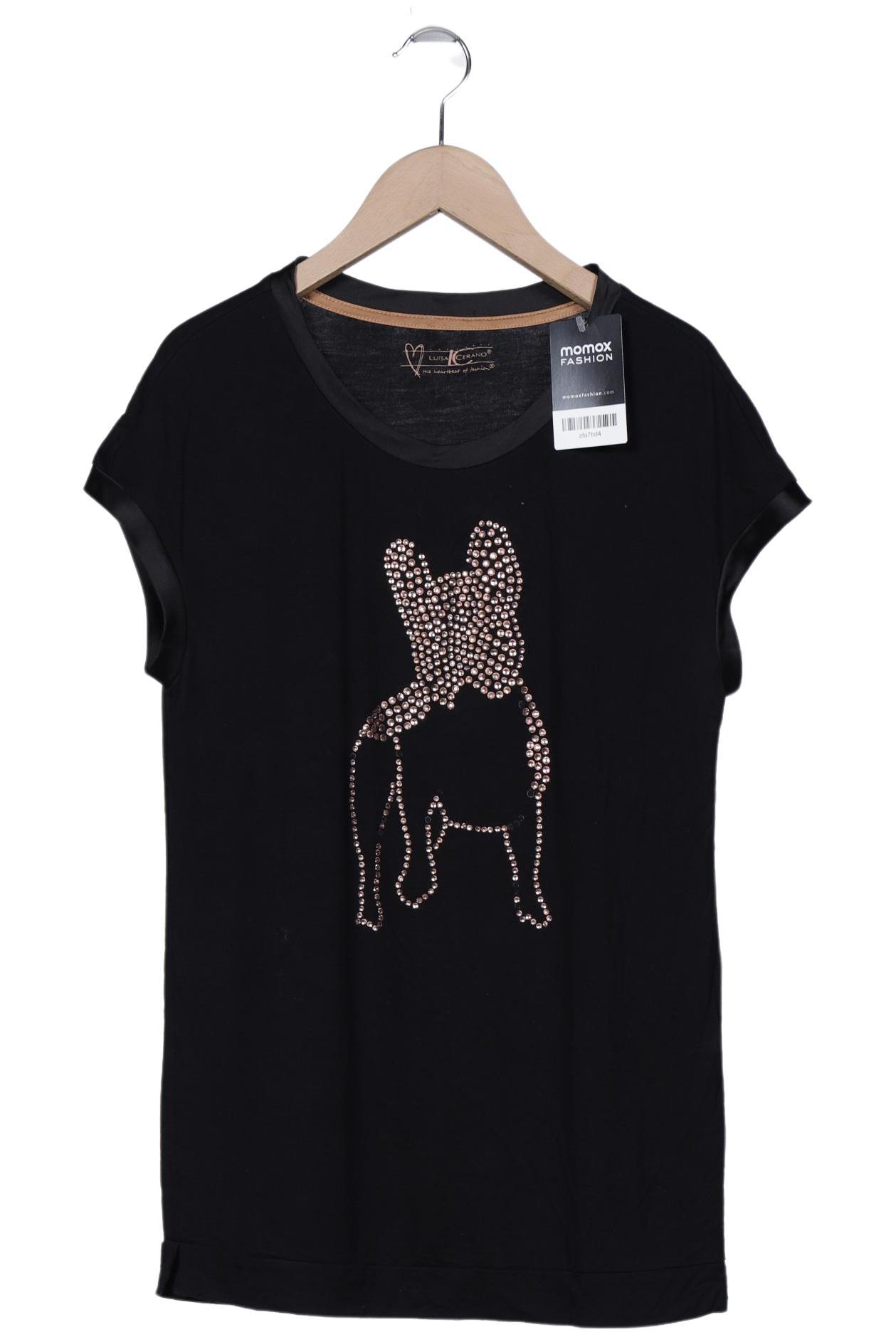 

Luisa Cerano Damen T-Shirt, schwarz, Gr. 36