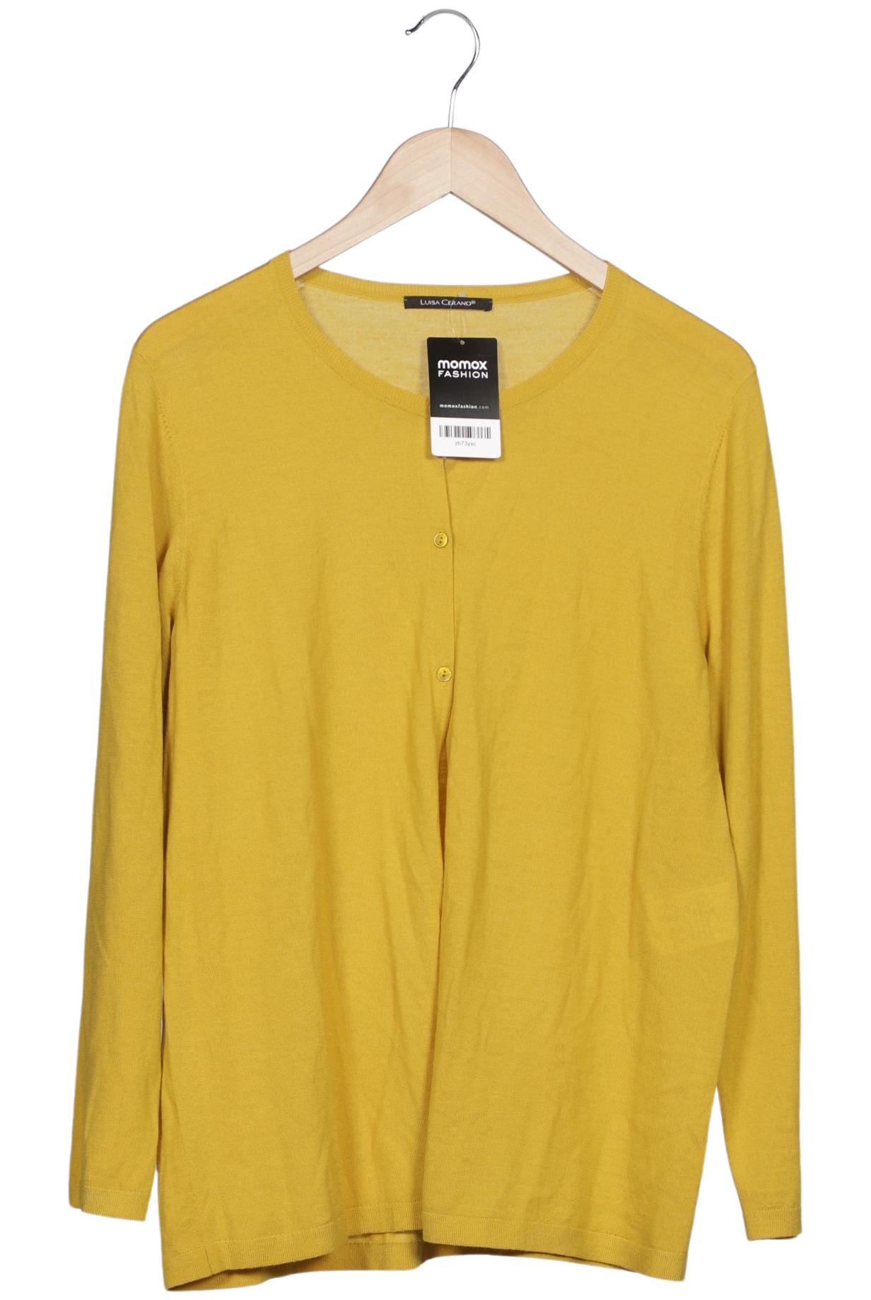 

Luisa Cerano Damen Strickjacke, gelb, Gr. 44