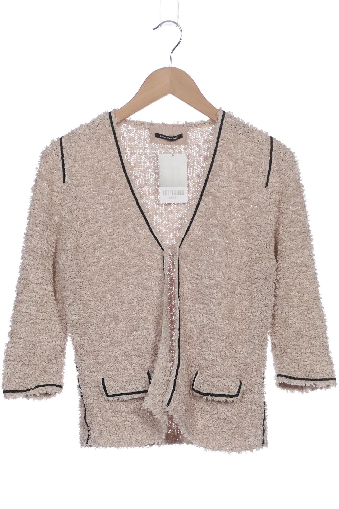 

Luisa Cerano Damen Strickjacke, beige, Gr. 40