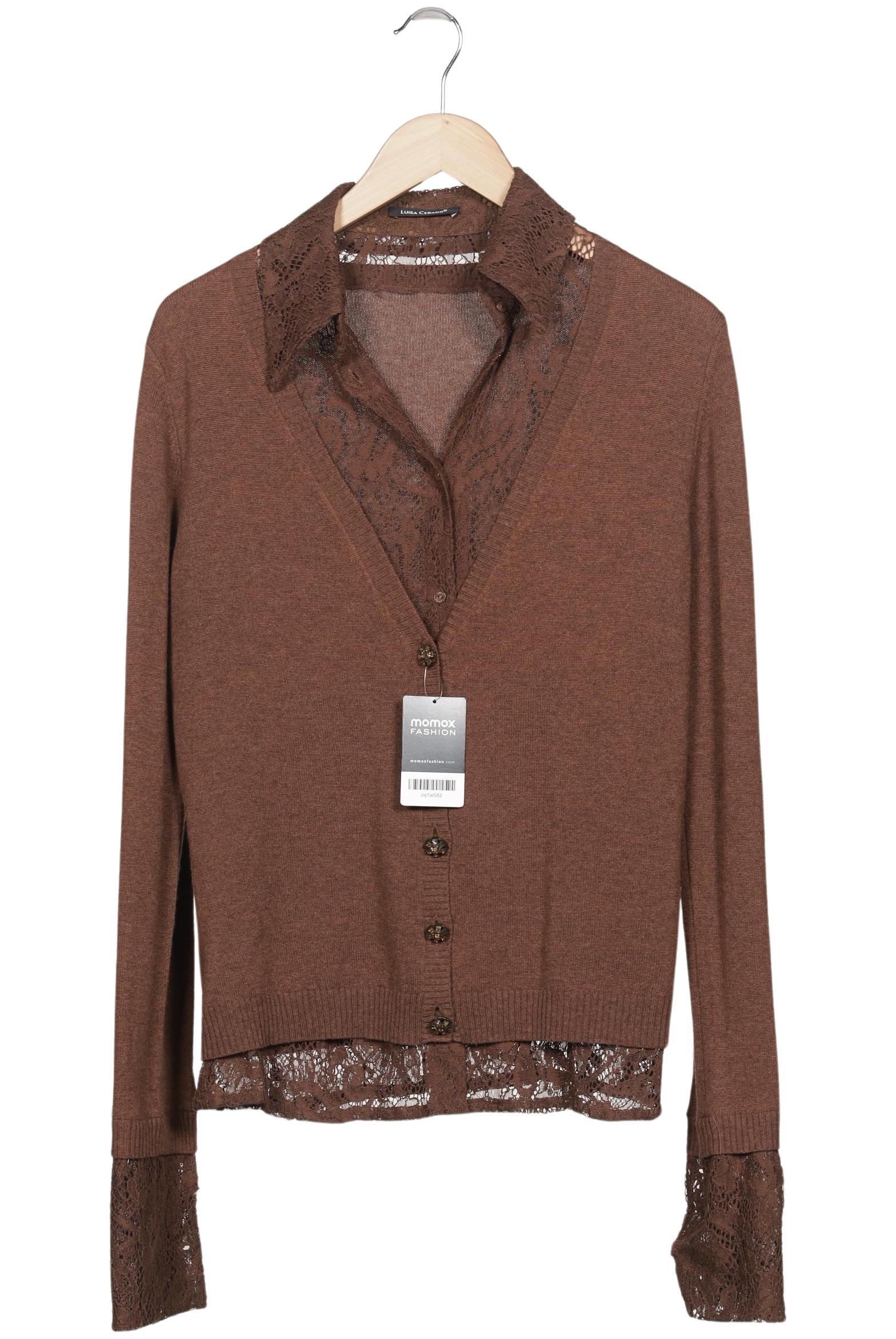 

Luisa Cerano Damen Strickjacke, braun, Gr. 40
