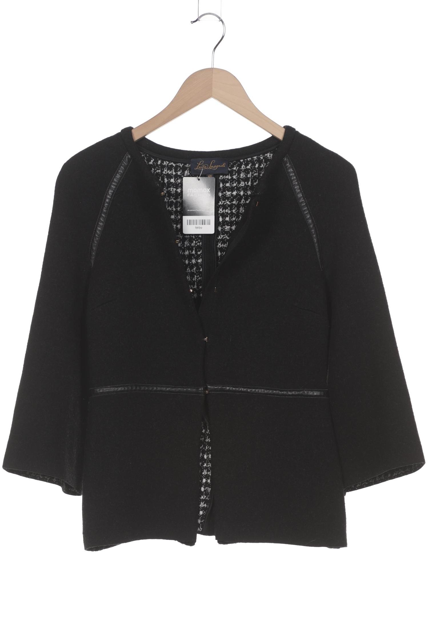

Luisa Spagnoli Damen Strickjacke, schwarz, Gr. 46