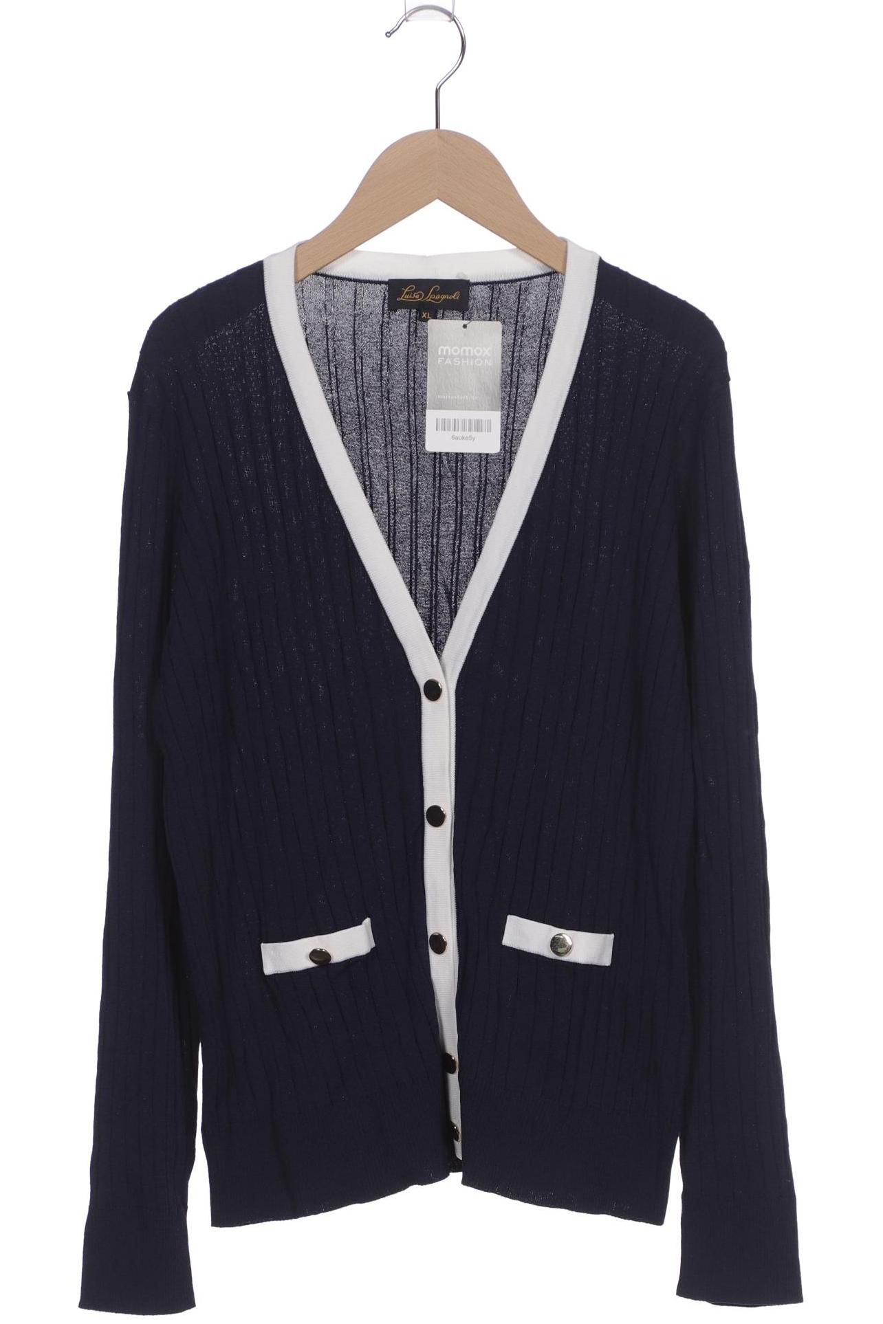 

Luisa Spagnoli Damen Strickjacke, marineblau, Gr. 44