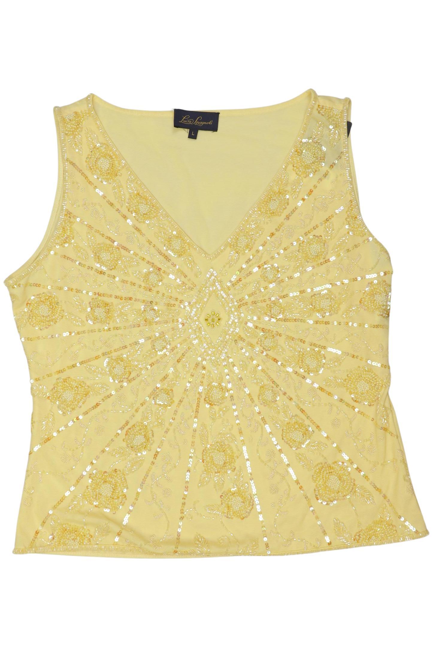 

Luisa Spagnoli Damen Top, gelb, Gr. 42
