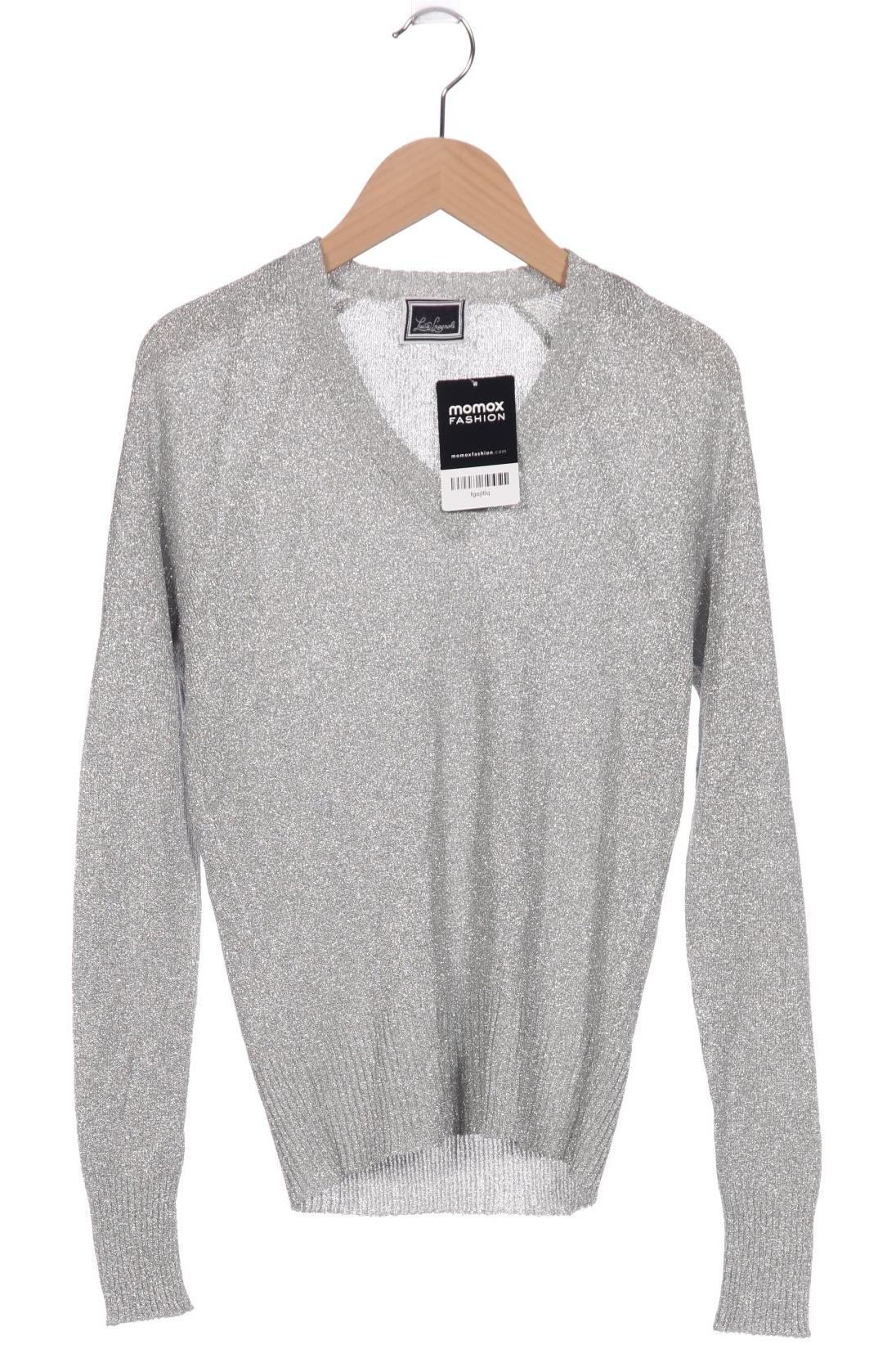 

Luisa Spagnoli Damen Langarmshirt, silber, Gr. 34