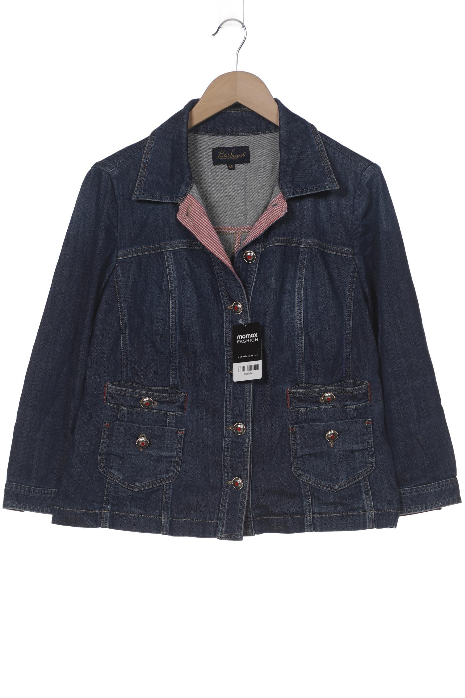 

Luisa Spagnoli Damen Jacke, blau, Gr. 48
