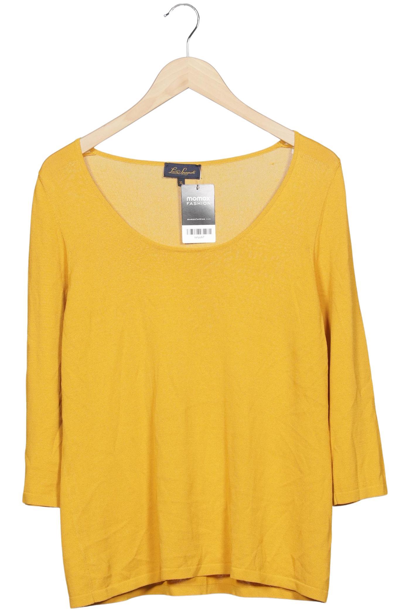 

Luisa Spagnoli Damen Pullover, gelb, Gr. 44