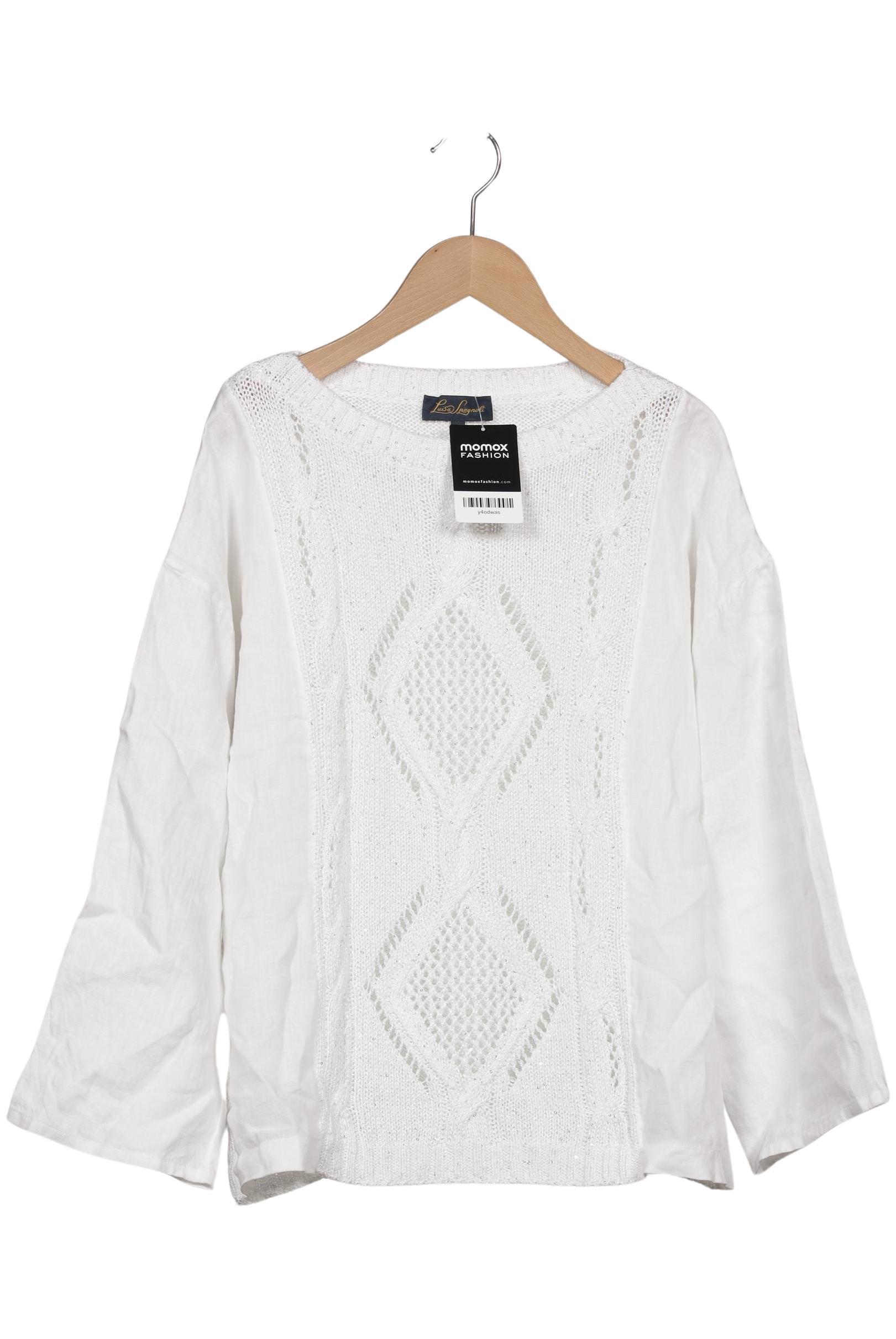 

Luisa Spagnoli Damen Pullover, weiß, Gr. 38