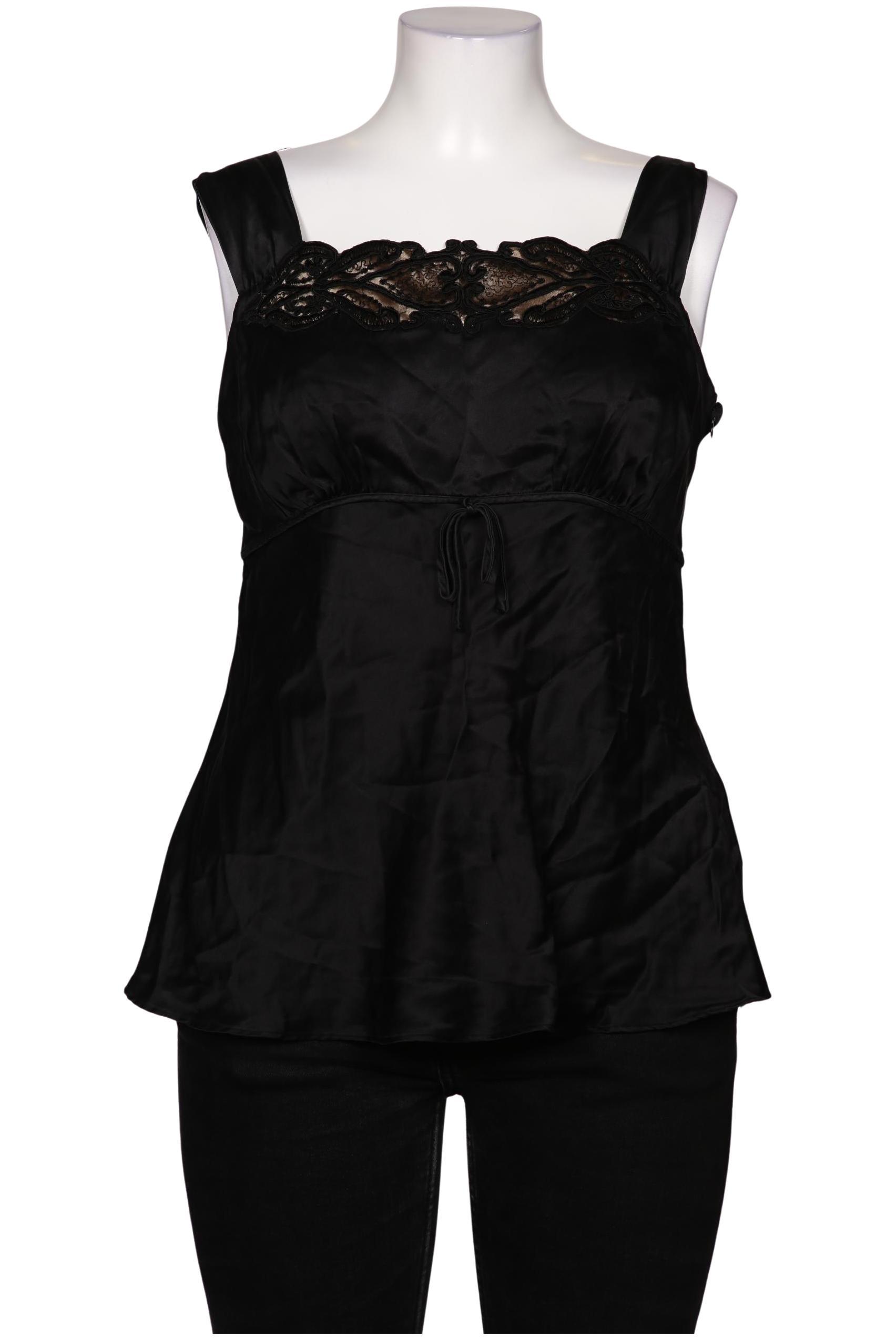 

Luisa Spagnoli Damen Bluse, schwarz, Gr. 48