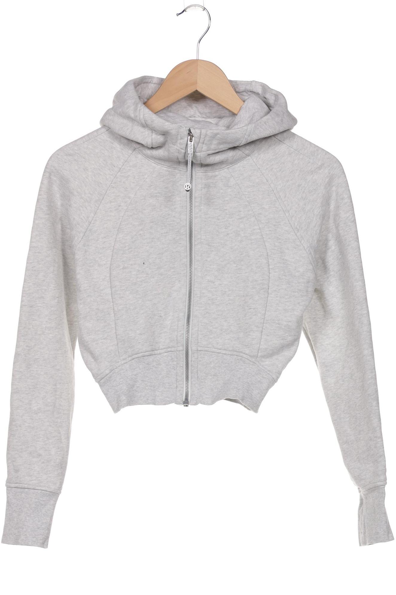 

Lululemon Damen Kapuzenpullover, grau, Gr. 4
