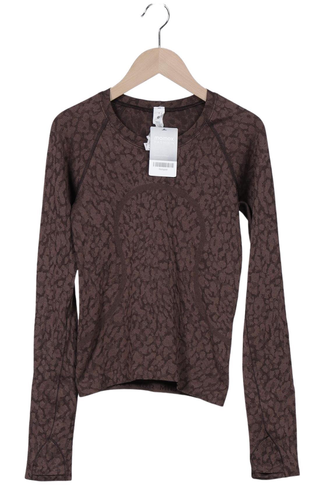 

Lululemon Damen Langarmshirt, braun, Gr. 4