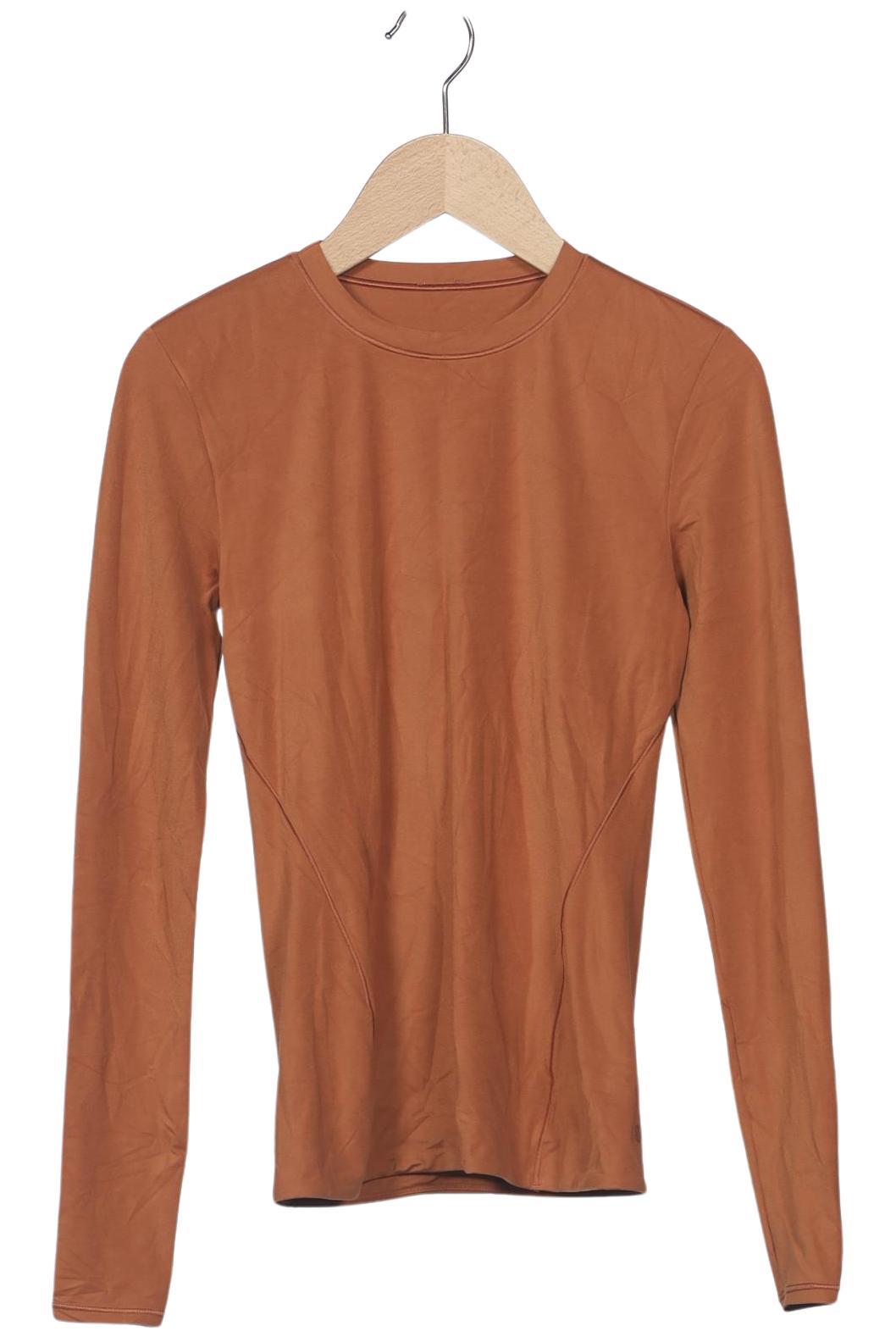 

Lululemon Damen Langarmshirt, braun, Gr. 32