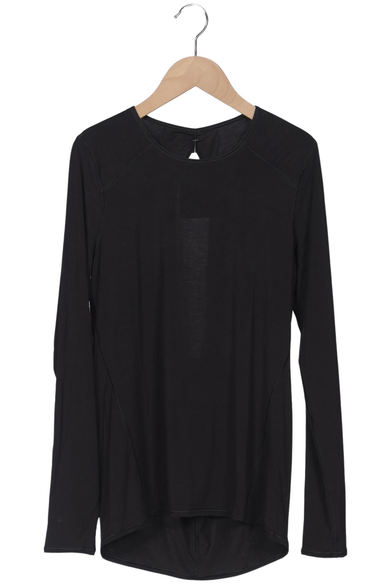 

Lululemon Damen Langarmshirt, schwarz, Gr. 42