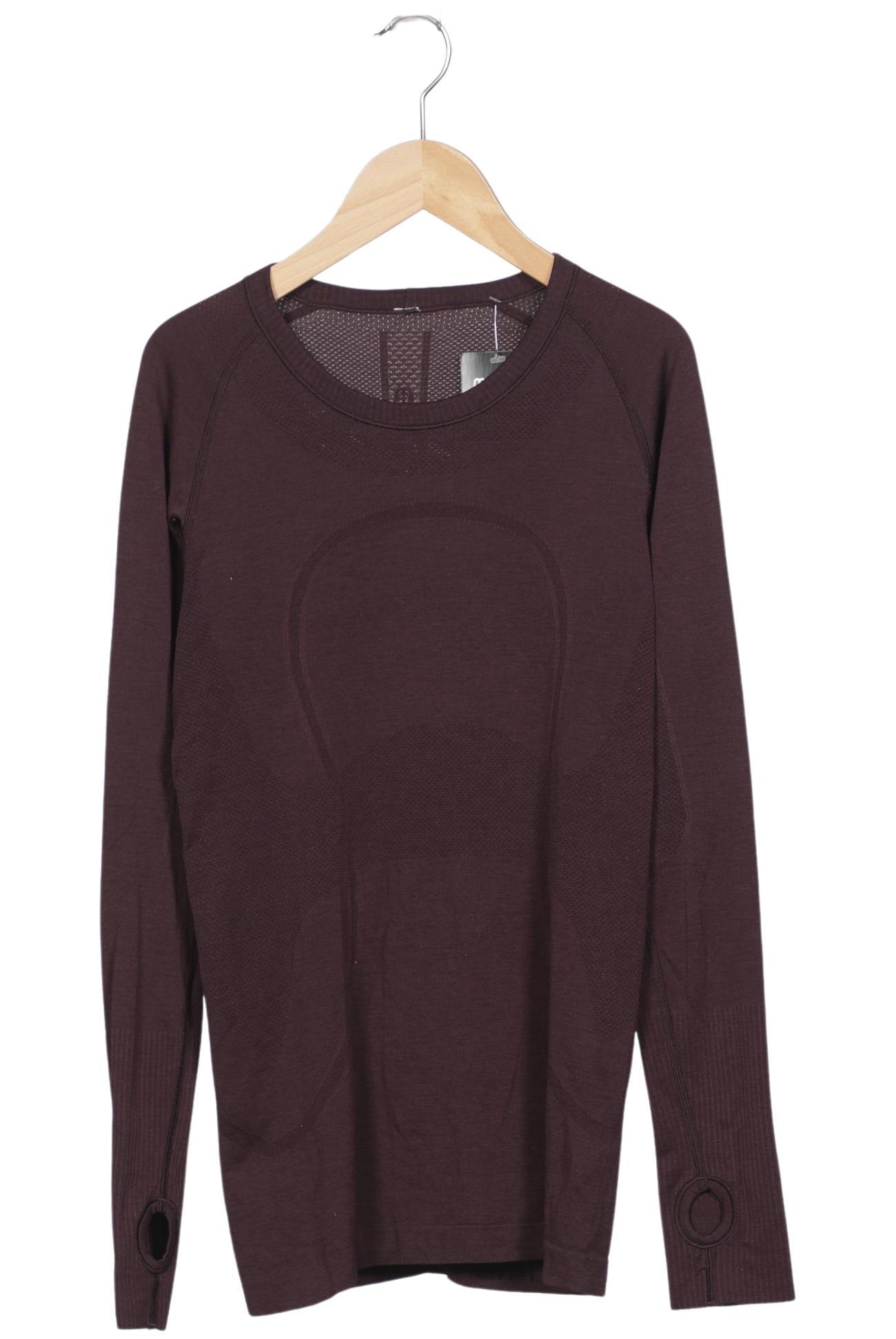 

Lululemon Damen Langarmshirt, bordeaux, Gr. 36