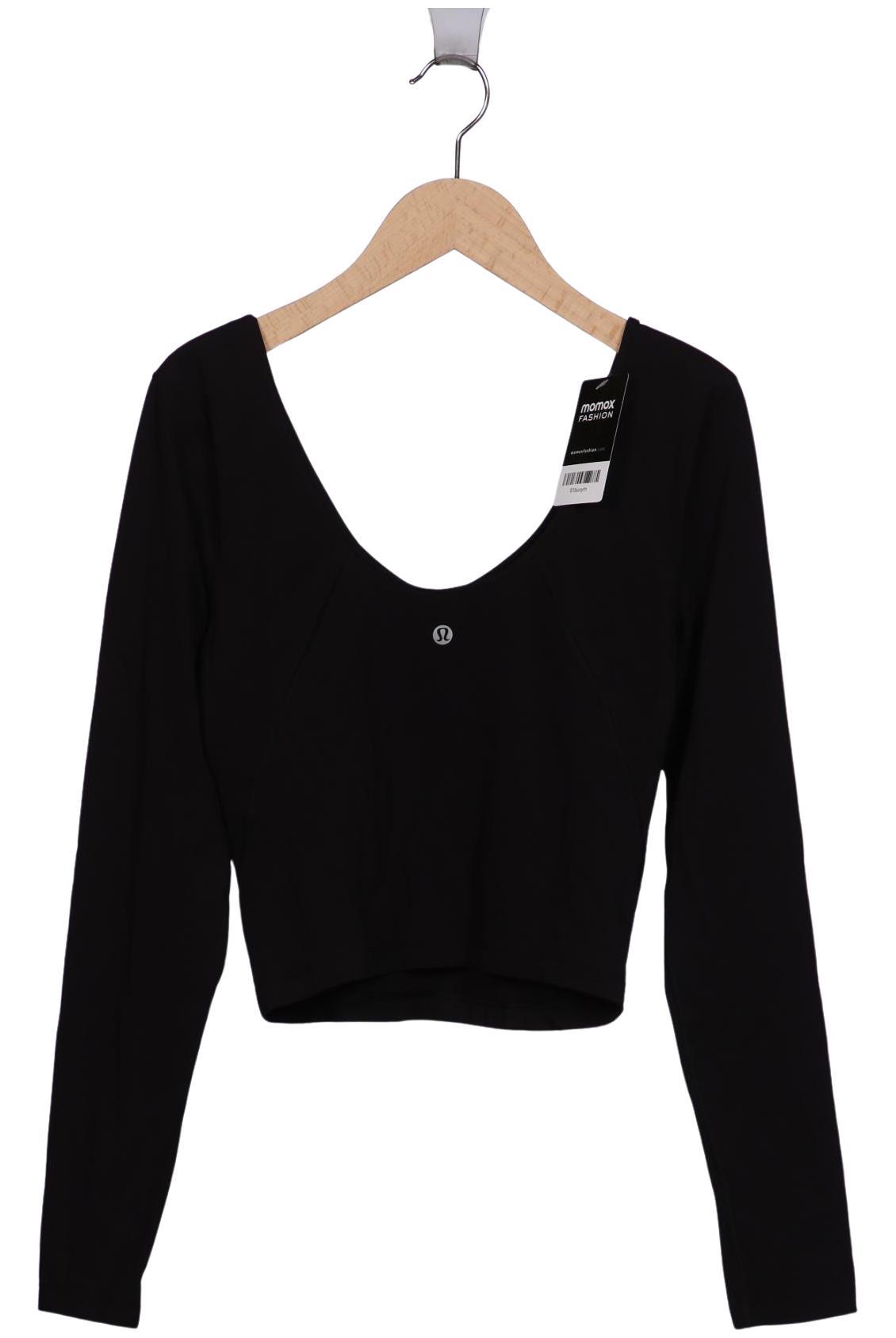

Lululemon Damen Langarmshirt, schwarz, Gr. 36