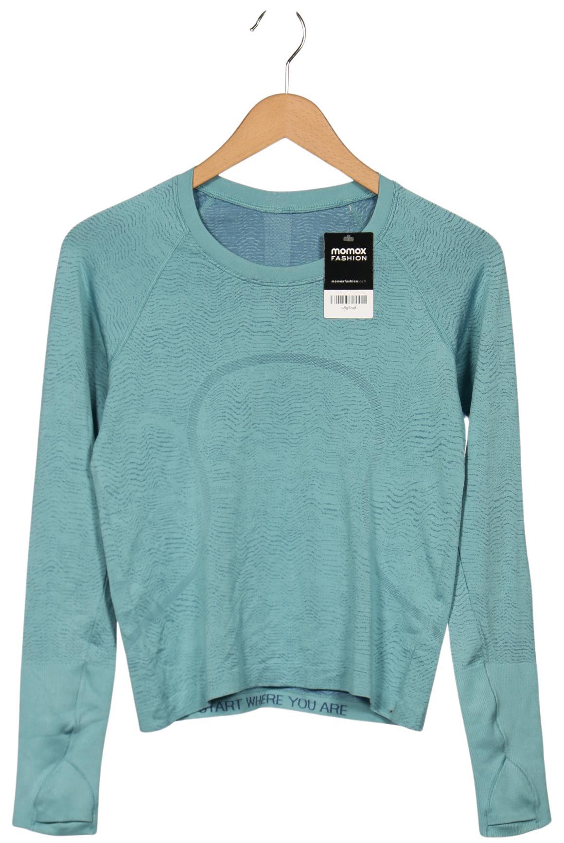 

Lululemon Damen Langarmshirt, türkis, Gr. 6