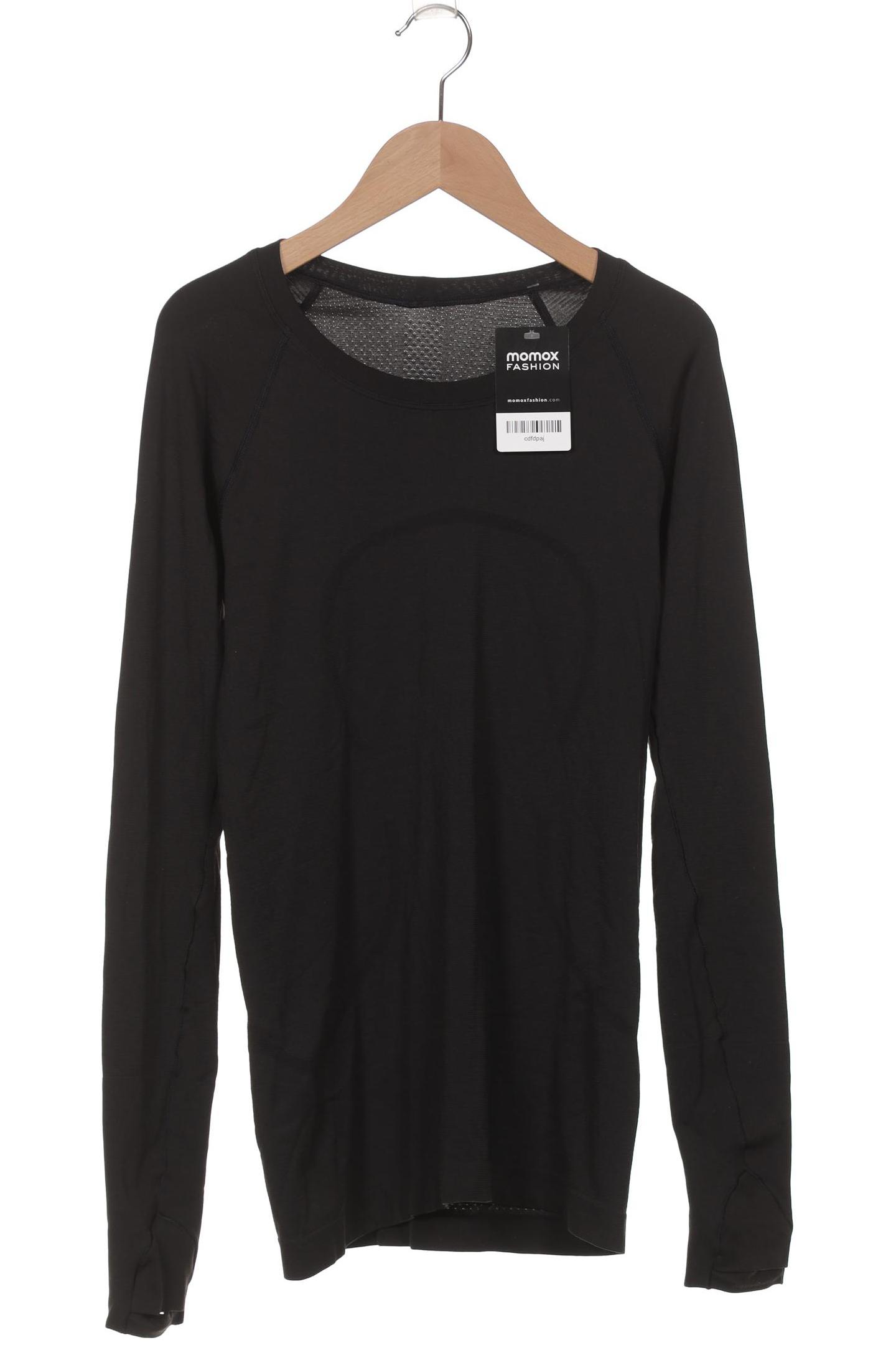 

Lululemon Damen Langarmshirt, schwarz, Gr. 36