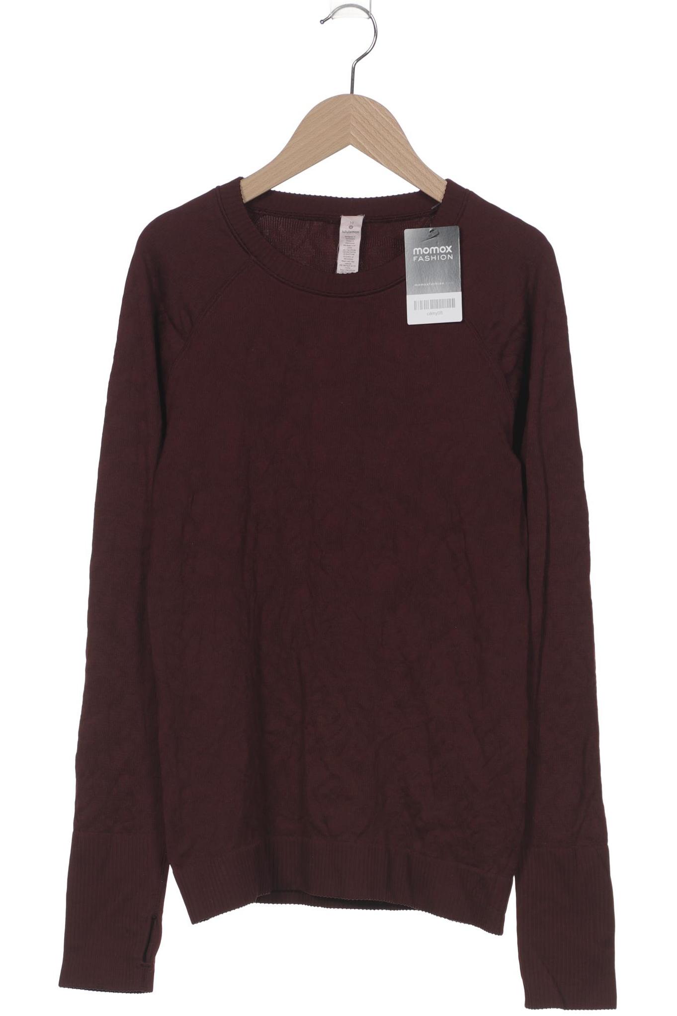 

Lululemon Damen Langarmshirt, bordeaux, Gr. 10