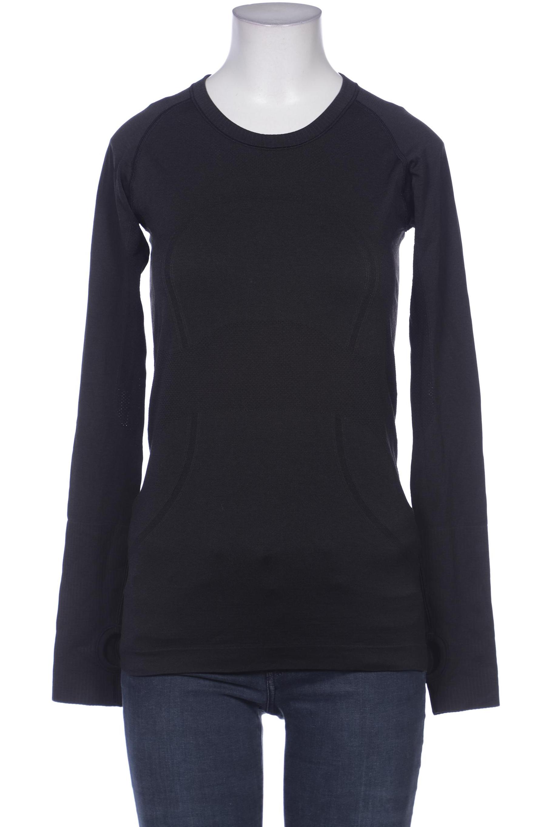 

Lululemon Damen Langarmshirt, schwarz, Gr. 6