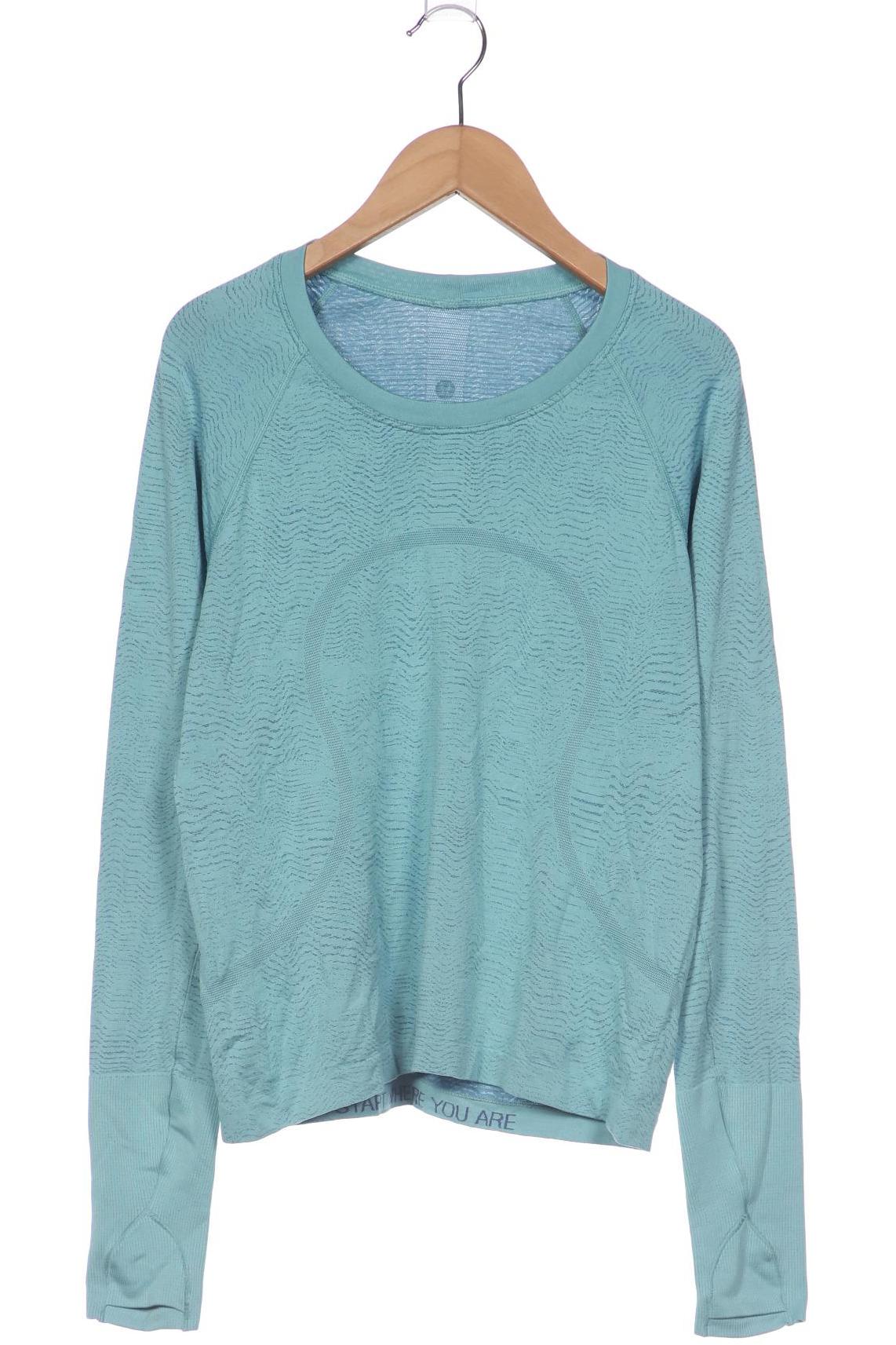 

Lululemon Damen Langarmshirt, türkis, Gr. 8