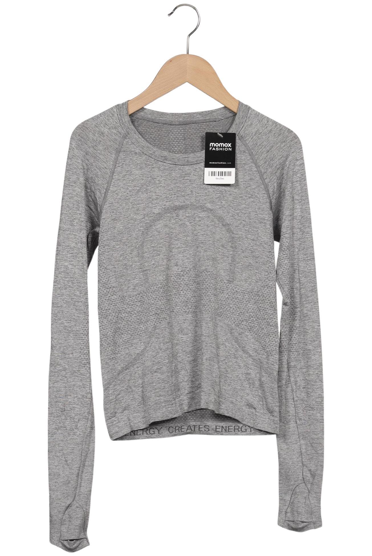 

Lululemon Damen Langarmshirt, grau, Gr. 4