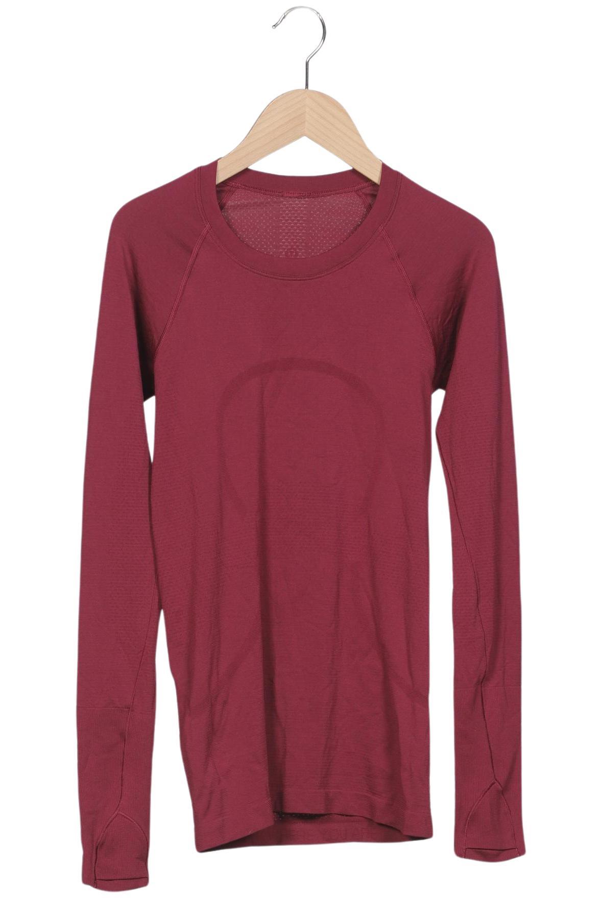 

Lululemon Damen Langarmshirt, bordeaux, Gr. 34