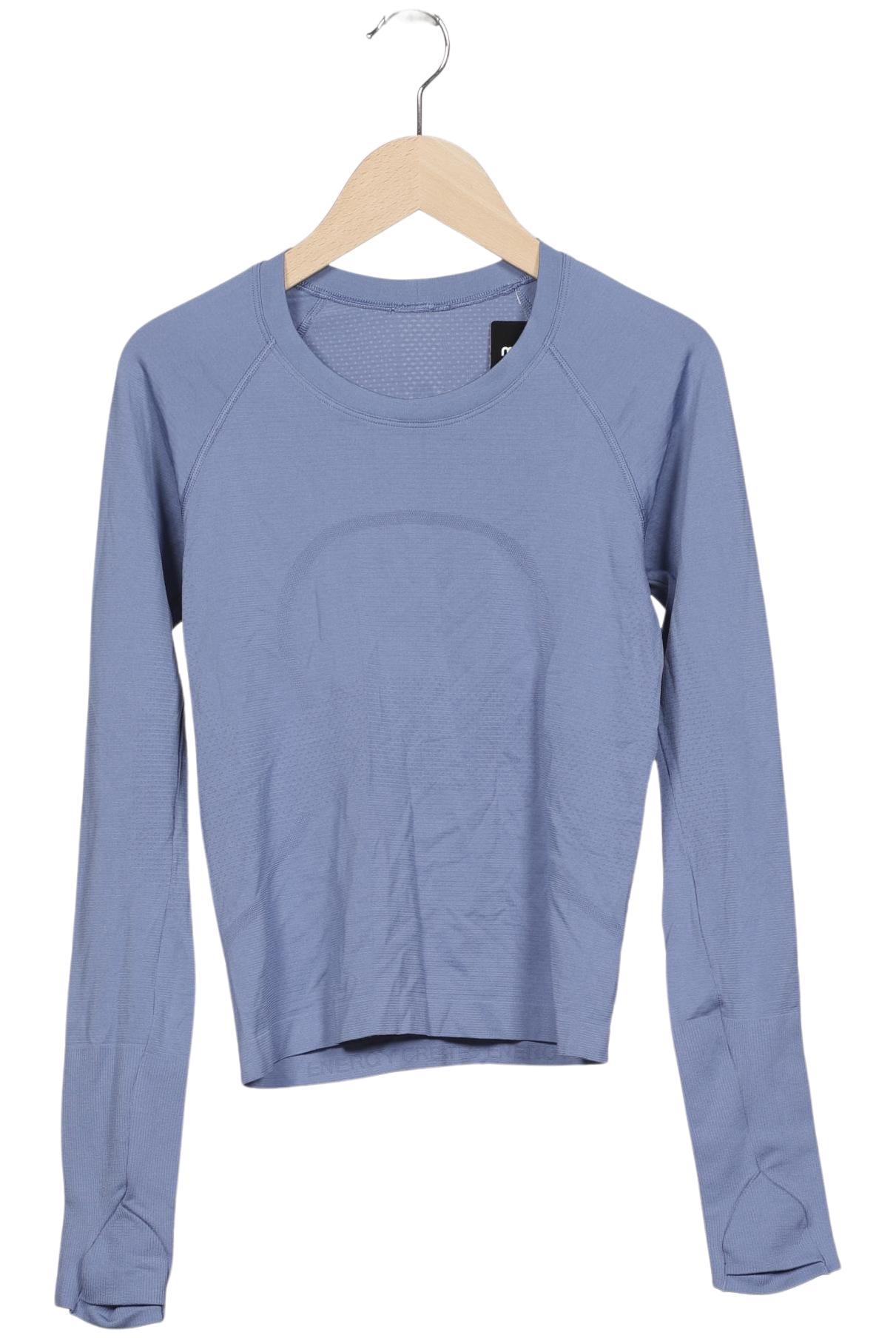 

Lululemon Damen Langarmshirt, hellblau, Gr. 32