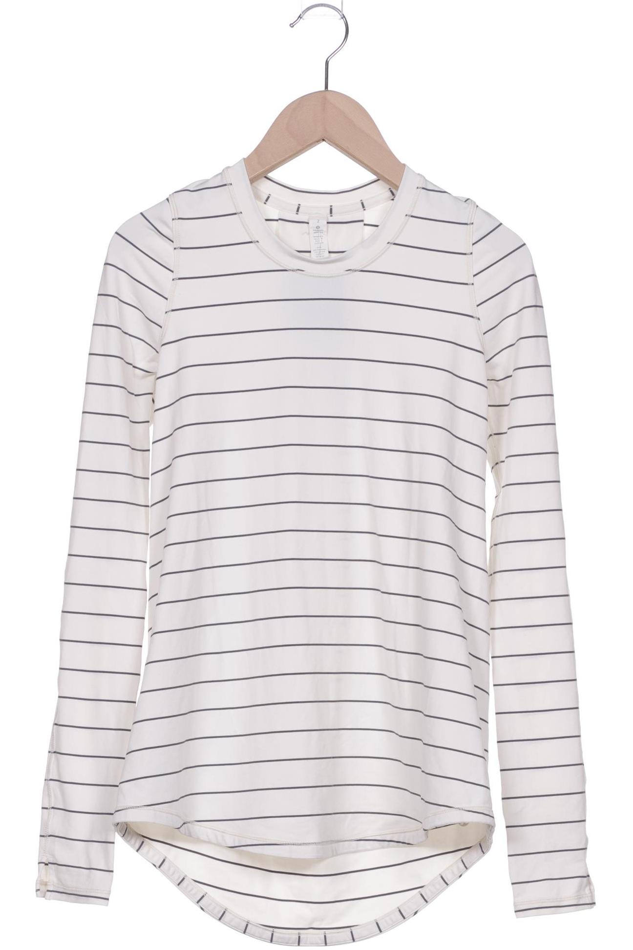

Lululemon Damen Langarmshirt, weiß, Gr. 2
