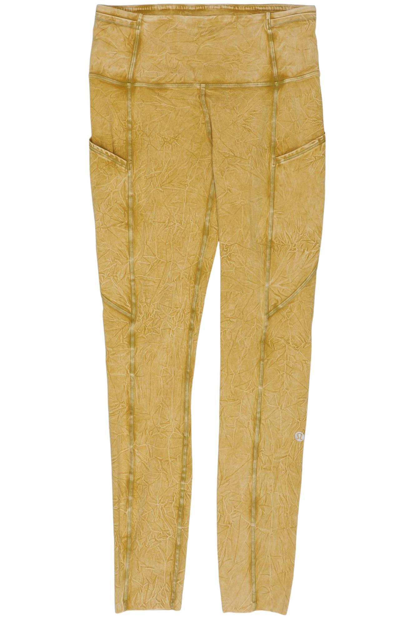 

Lululemon Damen Stoffhose, gelb, Gr. 4
