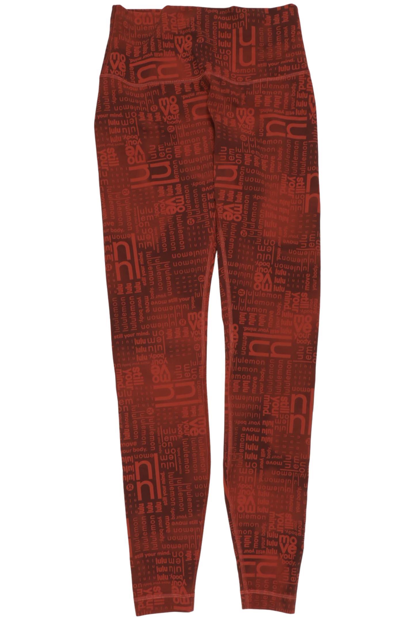 

Lululemon Damen Stoffhose, rot, Gr. 24