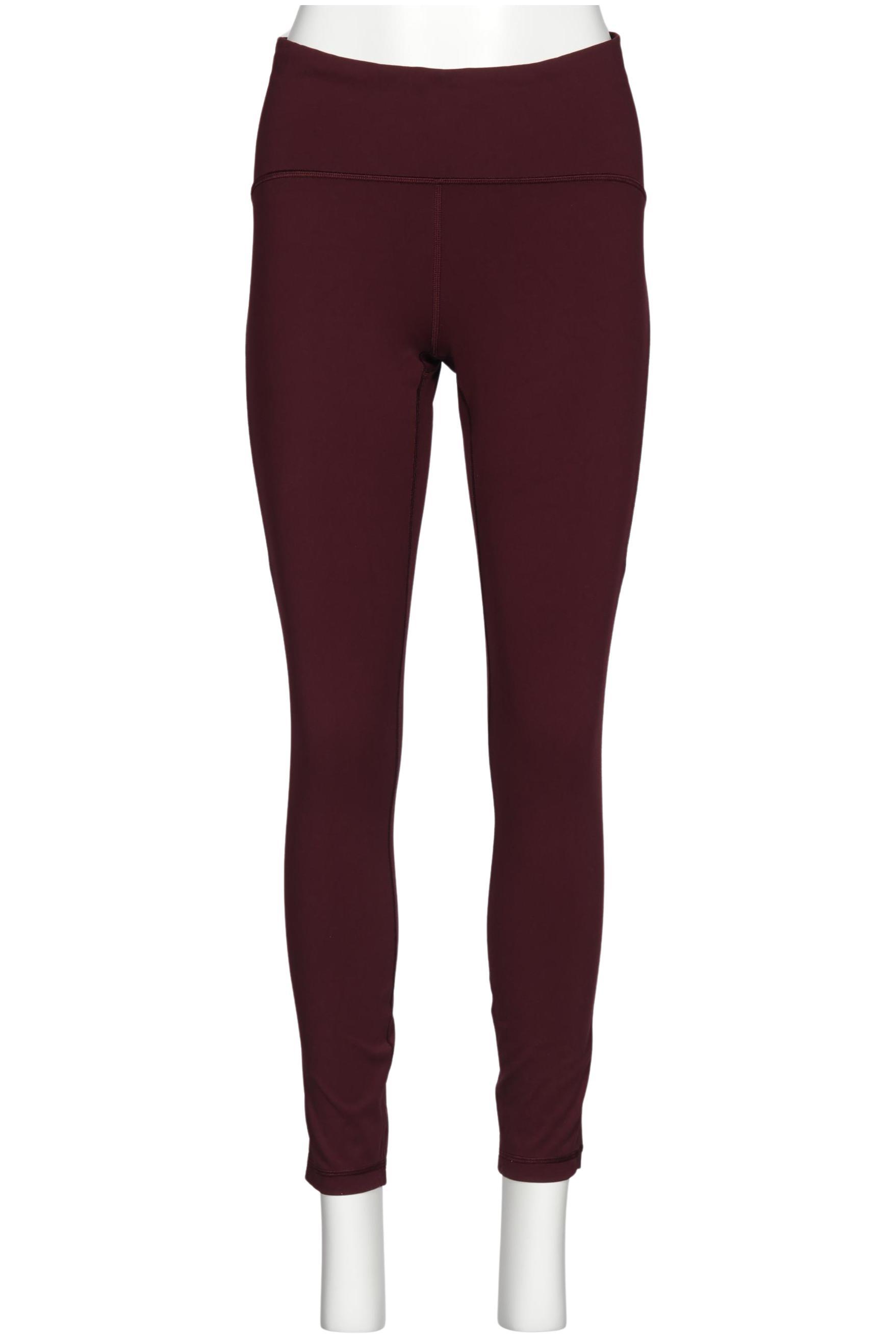

Lululemon Damen Stoffhose, bordeaux, Gr. 0