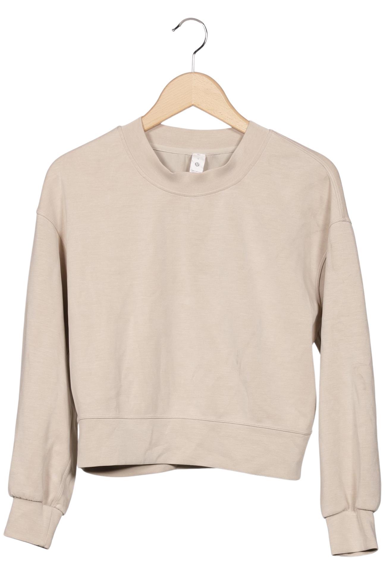 

Lululemon Damen Sweatshirt, beige, Gr. 0