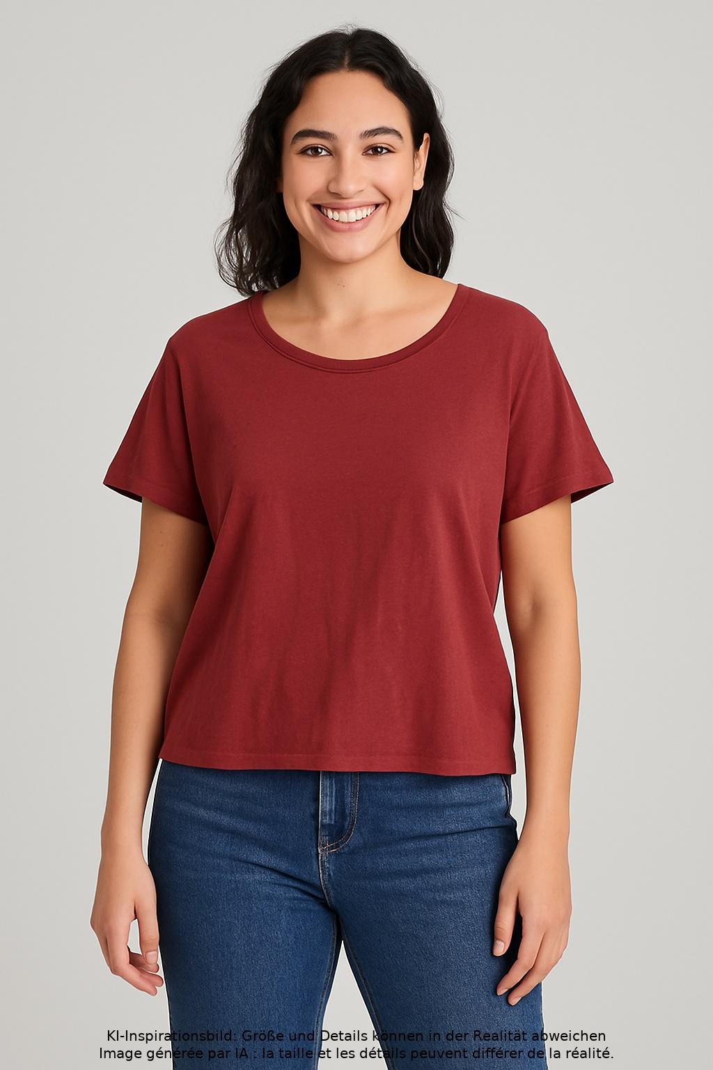 

Lululemon Damen T-Shirt, bordeaux, Gr. 36