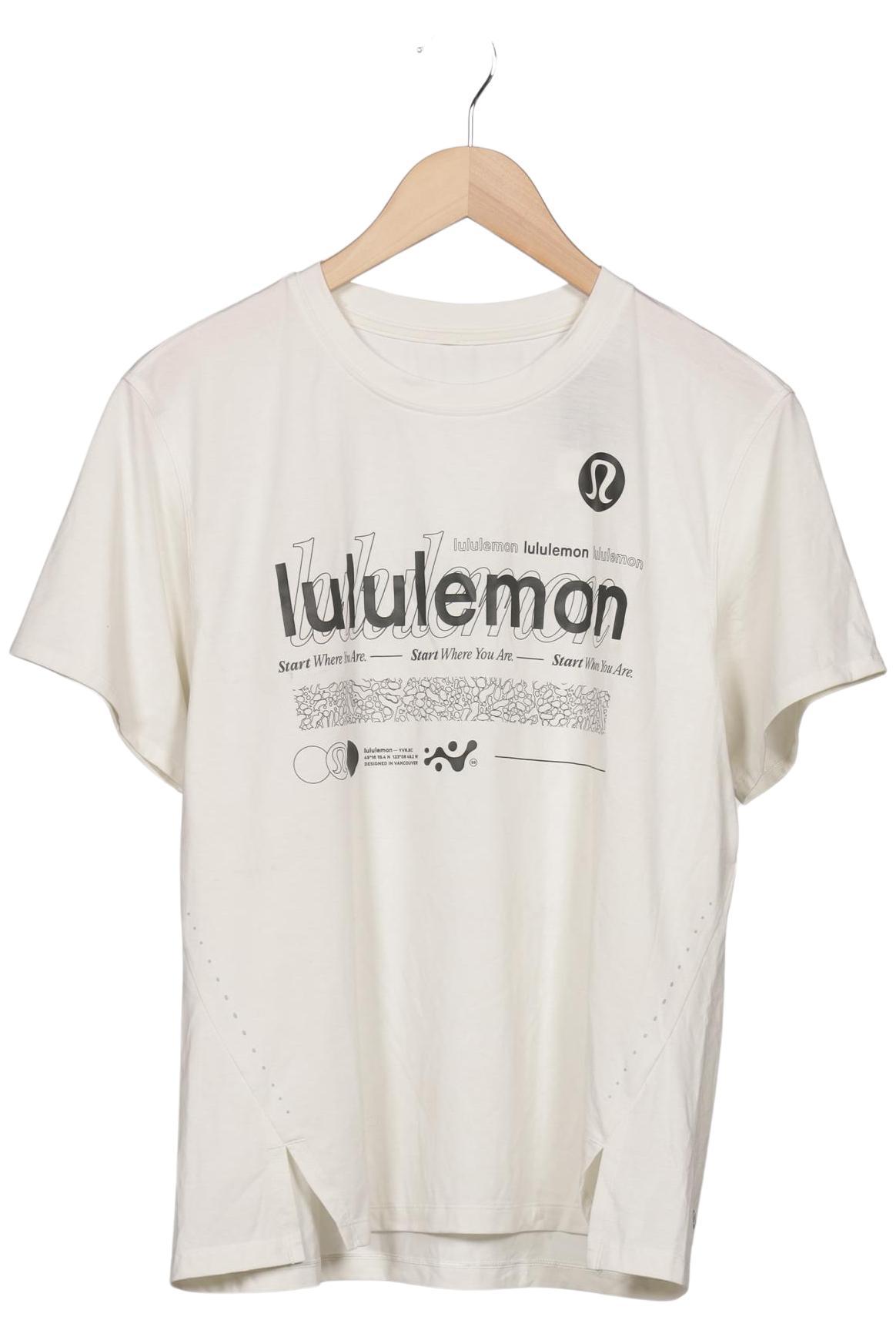 

Lululemon Damen T-Shirt, cremeweiß, Gr. 42