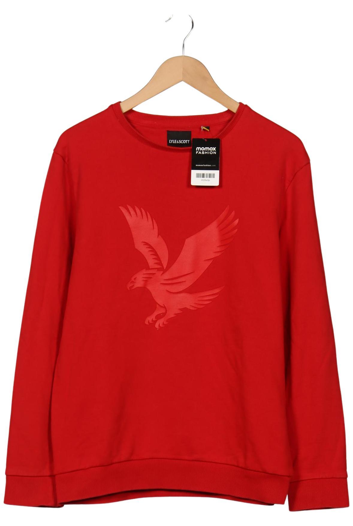 Thumbnail - Lyle &amp; Scott Herren Sweatshirt, rot, Gr. 54