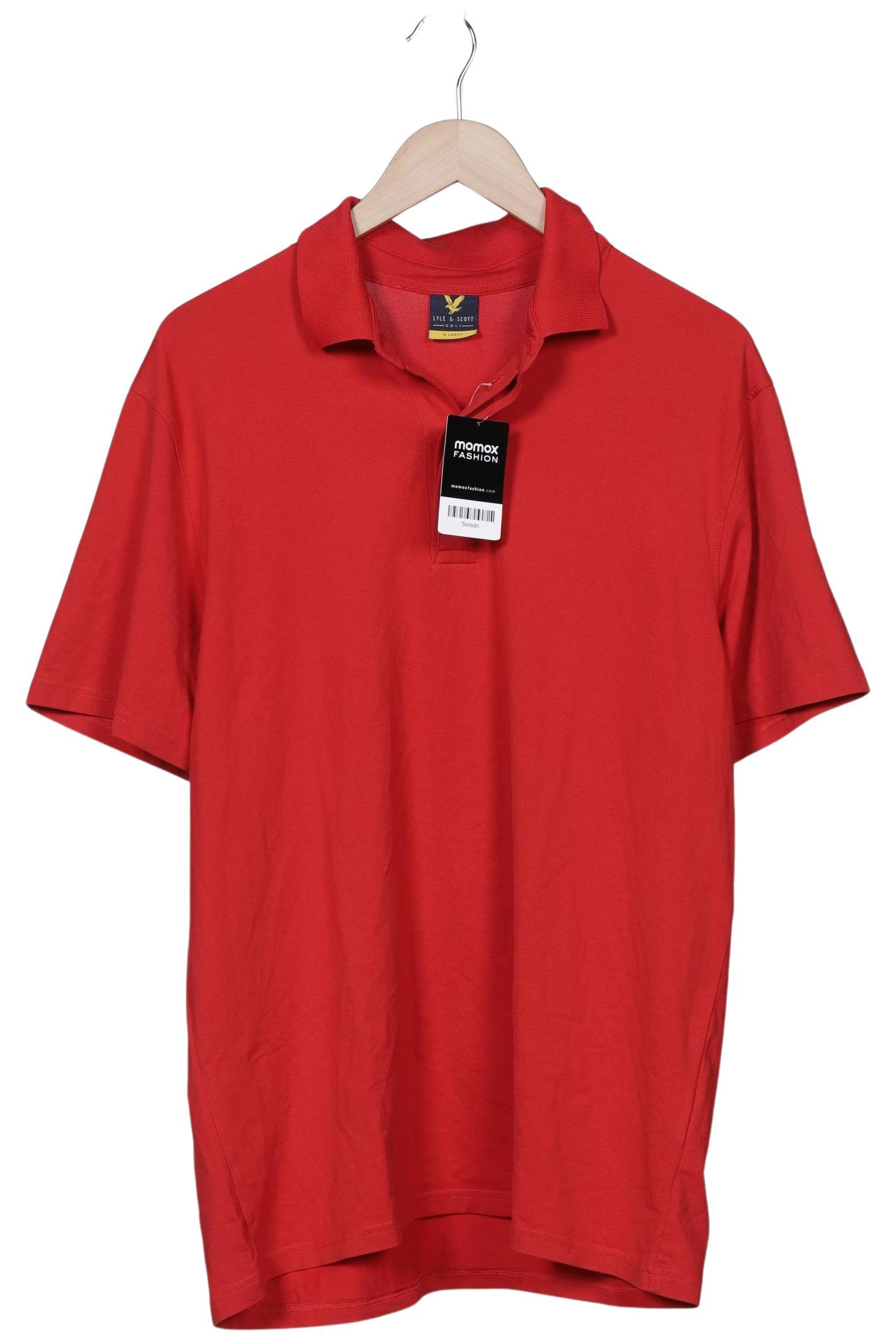 Thumbnail - Lyle &amp; Scott Herren Poloshirt, rot, Gr. 54