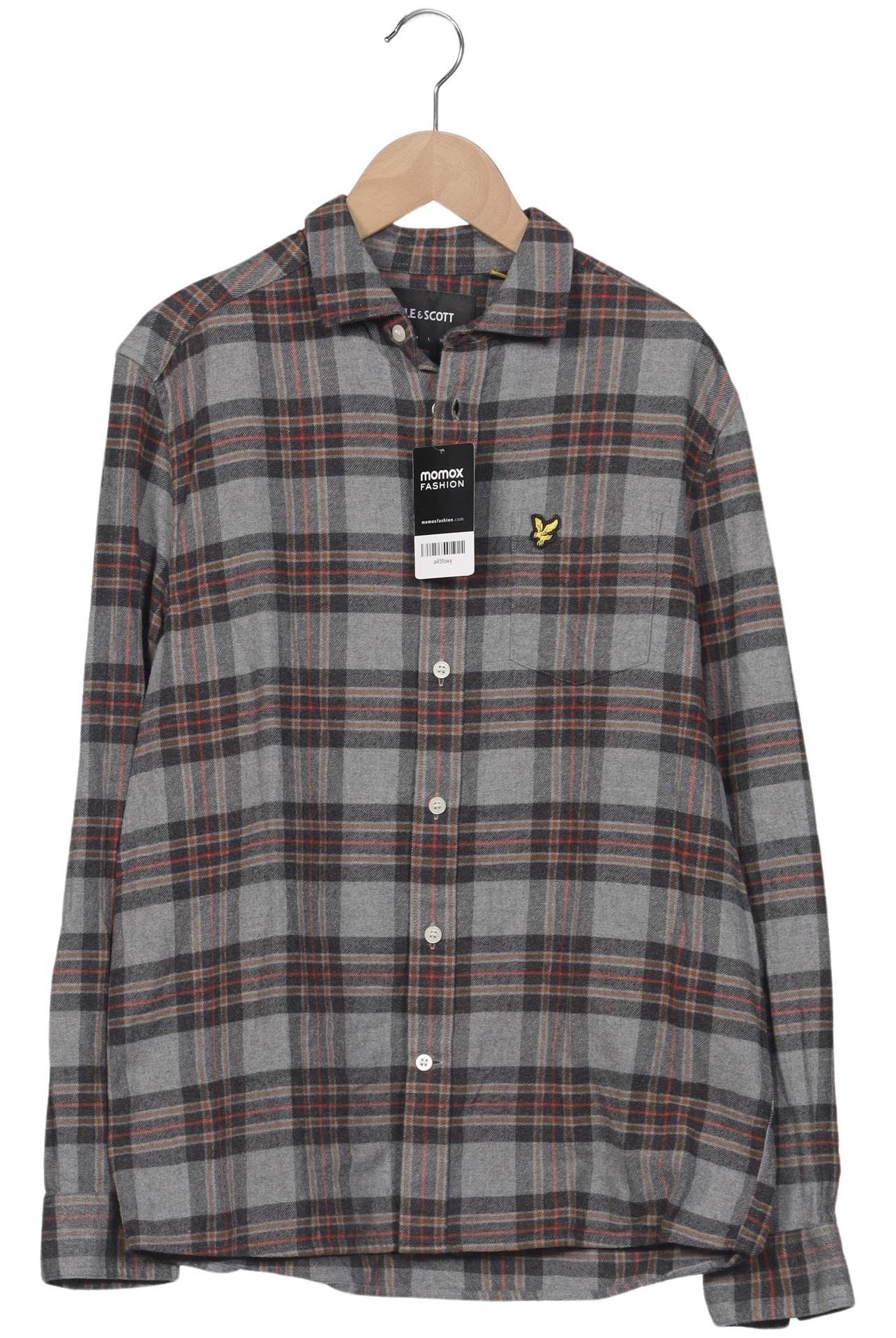 Thumbnail - Lyle &amp; Scott Herren Hemd, grau, Gr. 46