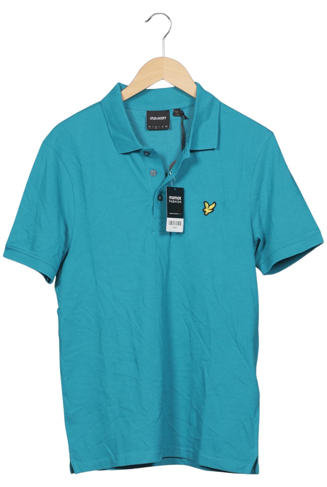 Thumbnail - Lyle &amp; Scott Herren Poloshirt, türkis, Gr. 48