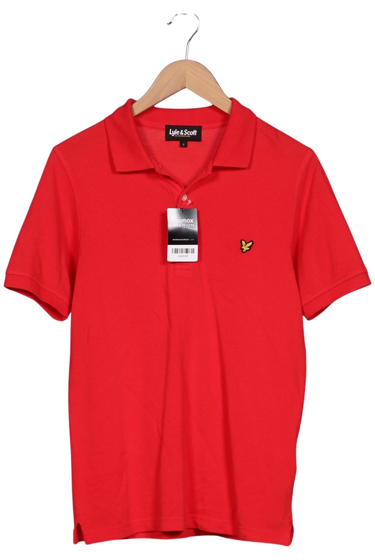 Thumbnail - Lyle &amp; Scott Herren Poloshirt, rot, Gr. 46