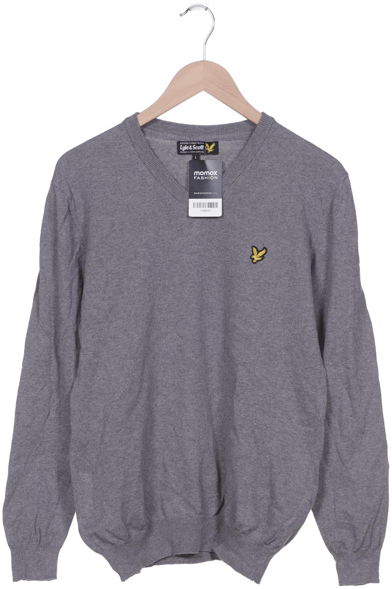 Thumbnail - Lyle &amp; Scott Herren Pullover, grau, Gr. 52