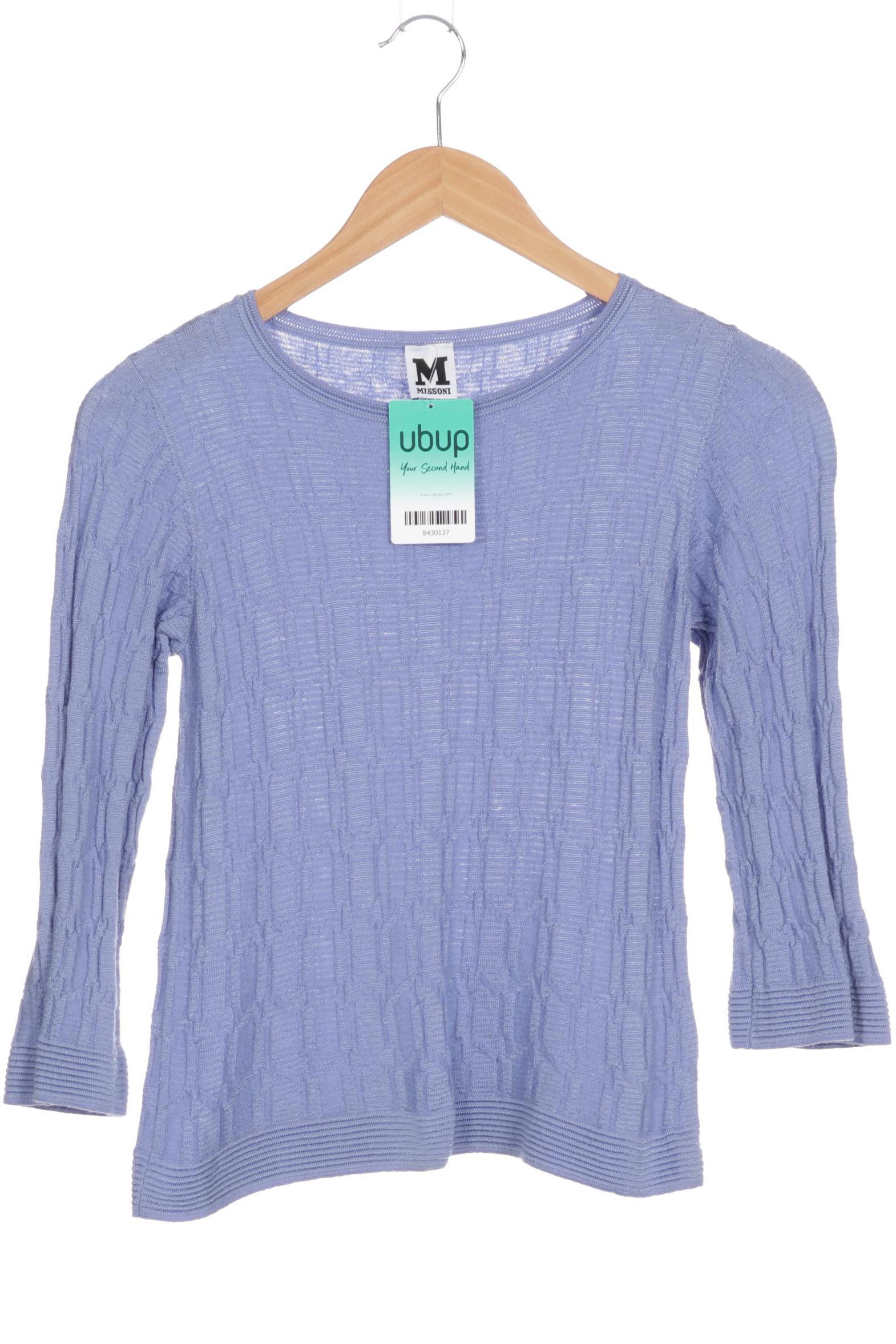 

M Missoni Damen Pullover, blau, Gr. 40