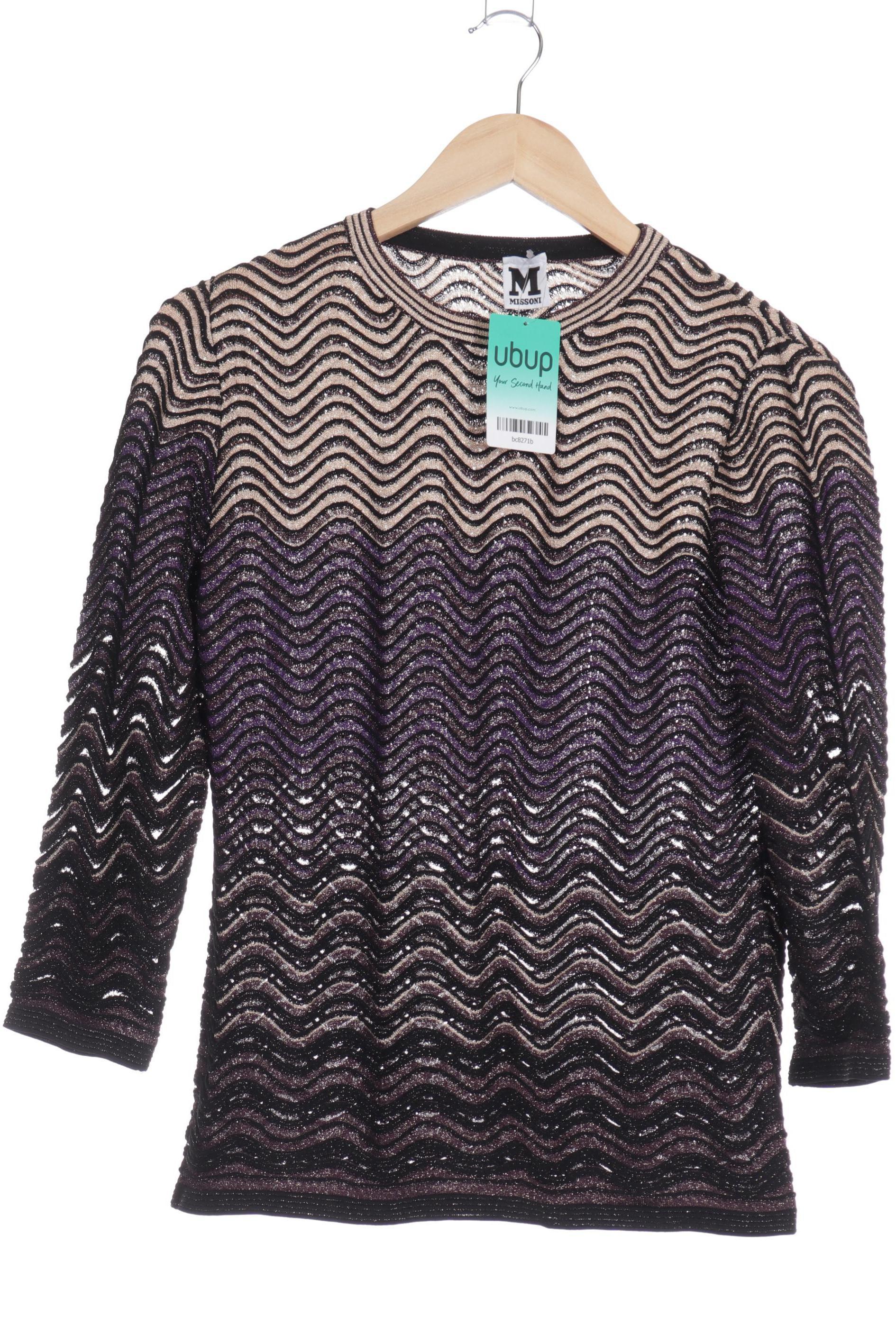 

M Missoni Damen Pullover, schwarz, Gr. 40