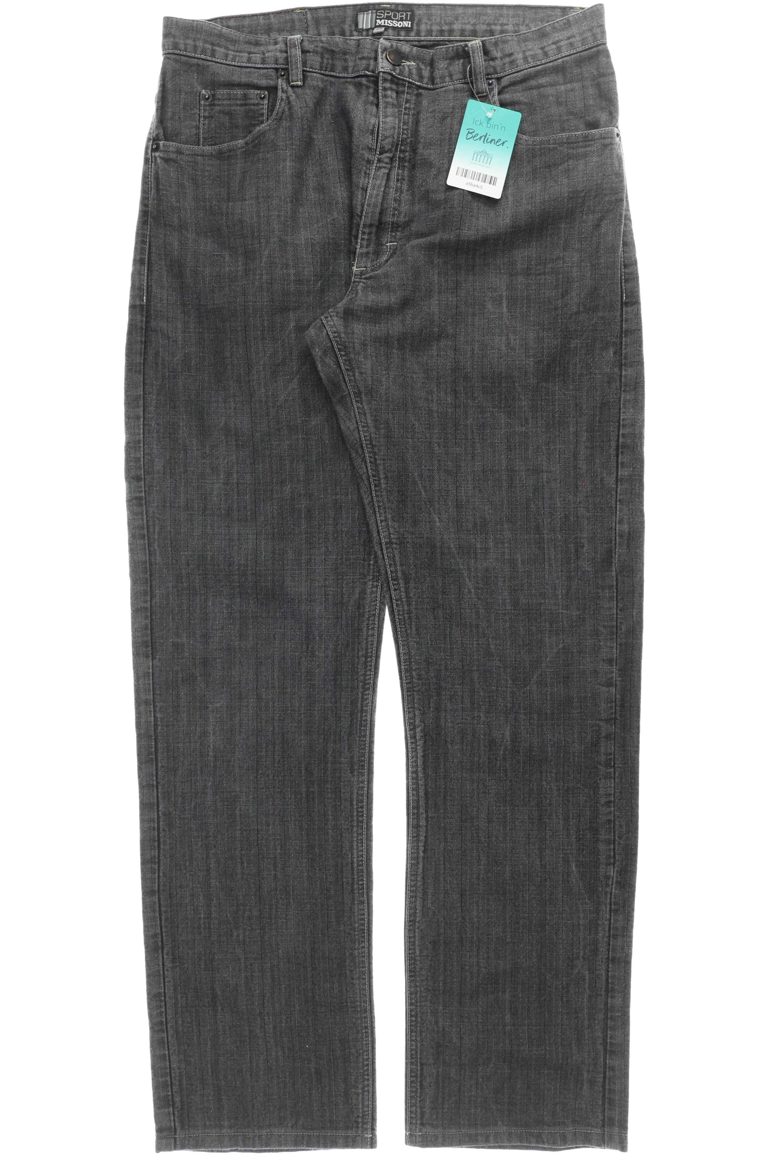 

M Missoni Herren Jeans, grau, Gr. 48
