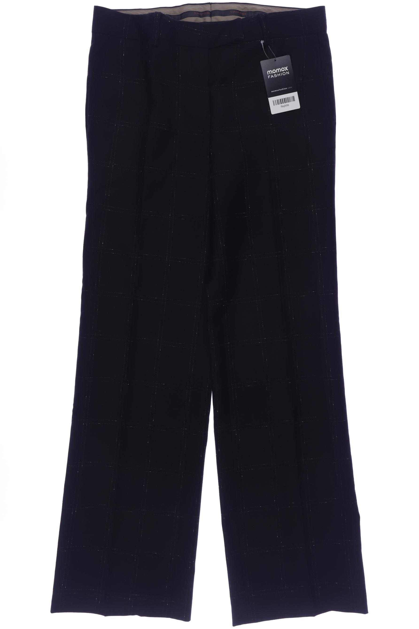 

M. Grifoni Damen Stoffhose, schwarz, Gr. 40