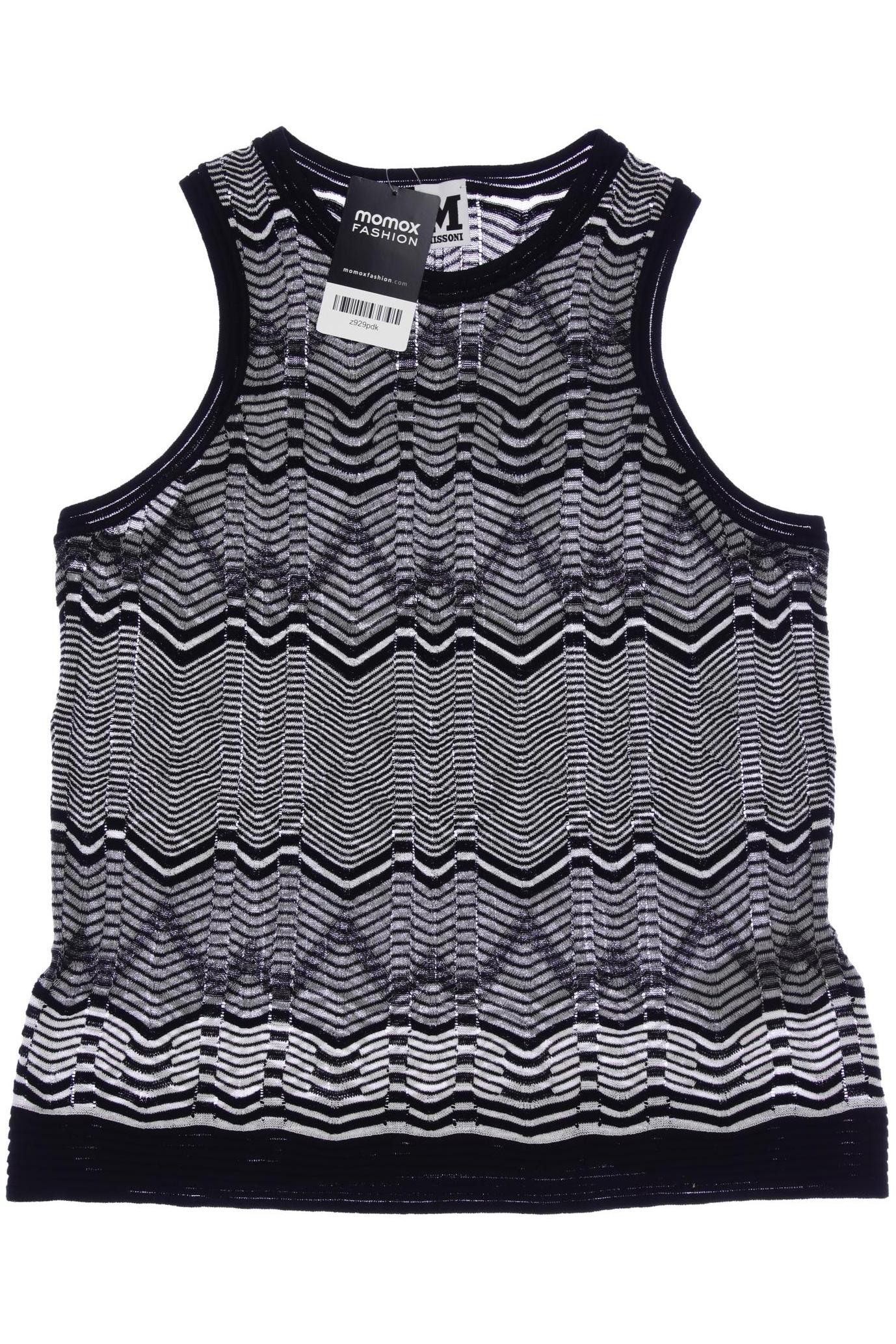 

M Missoni Damen Top, schwarz, Gr. 44