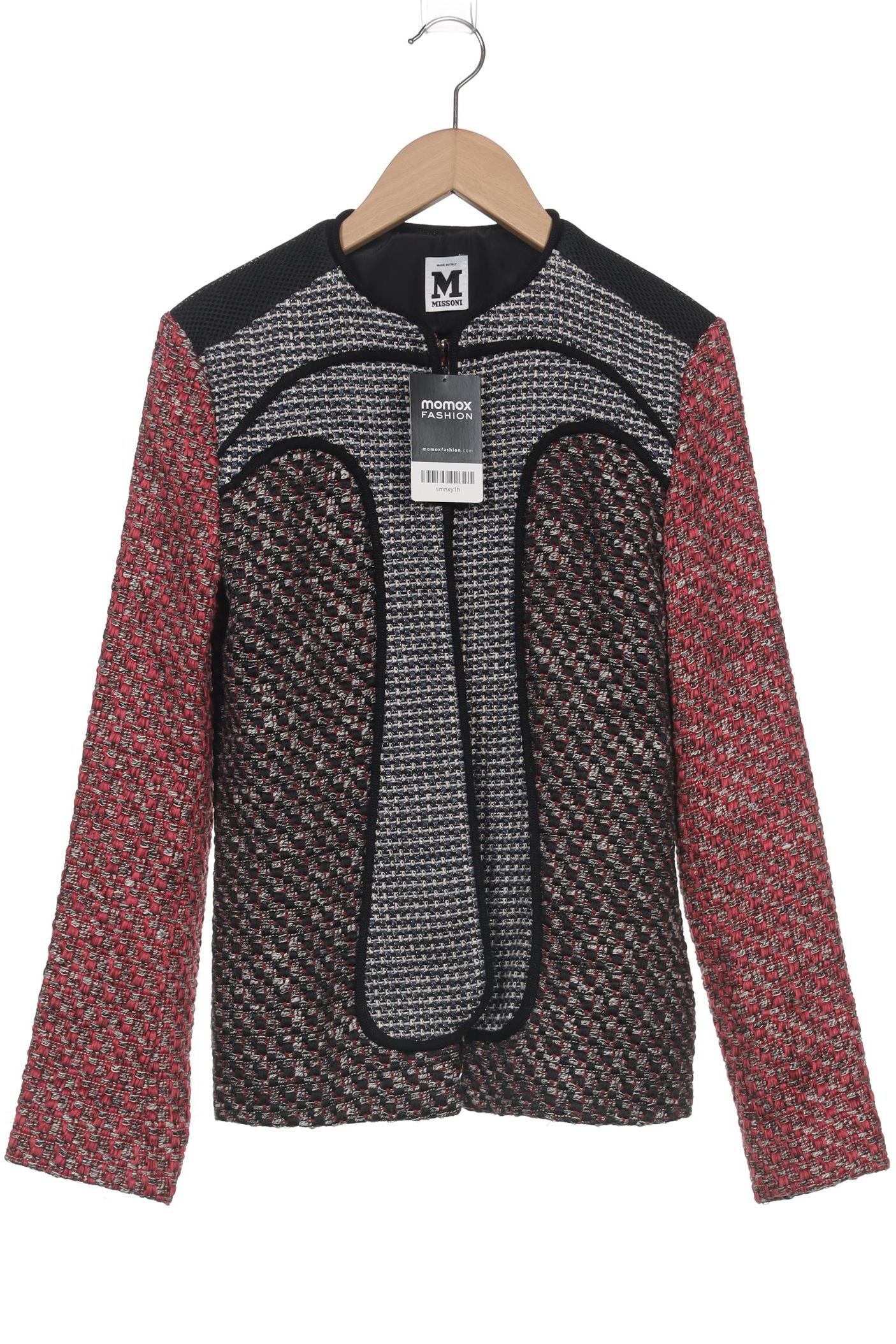 

M Missoni Damen Jacke, schwarz, Gr. 38