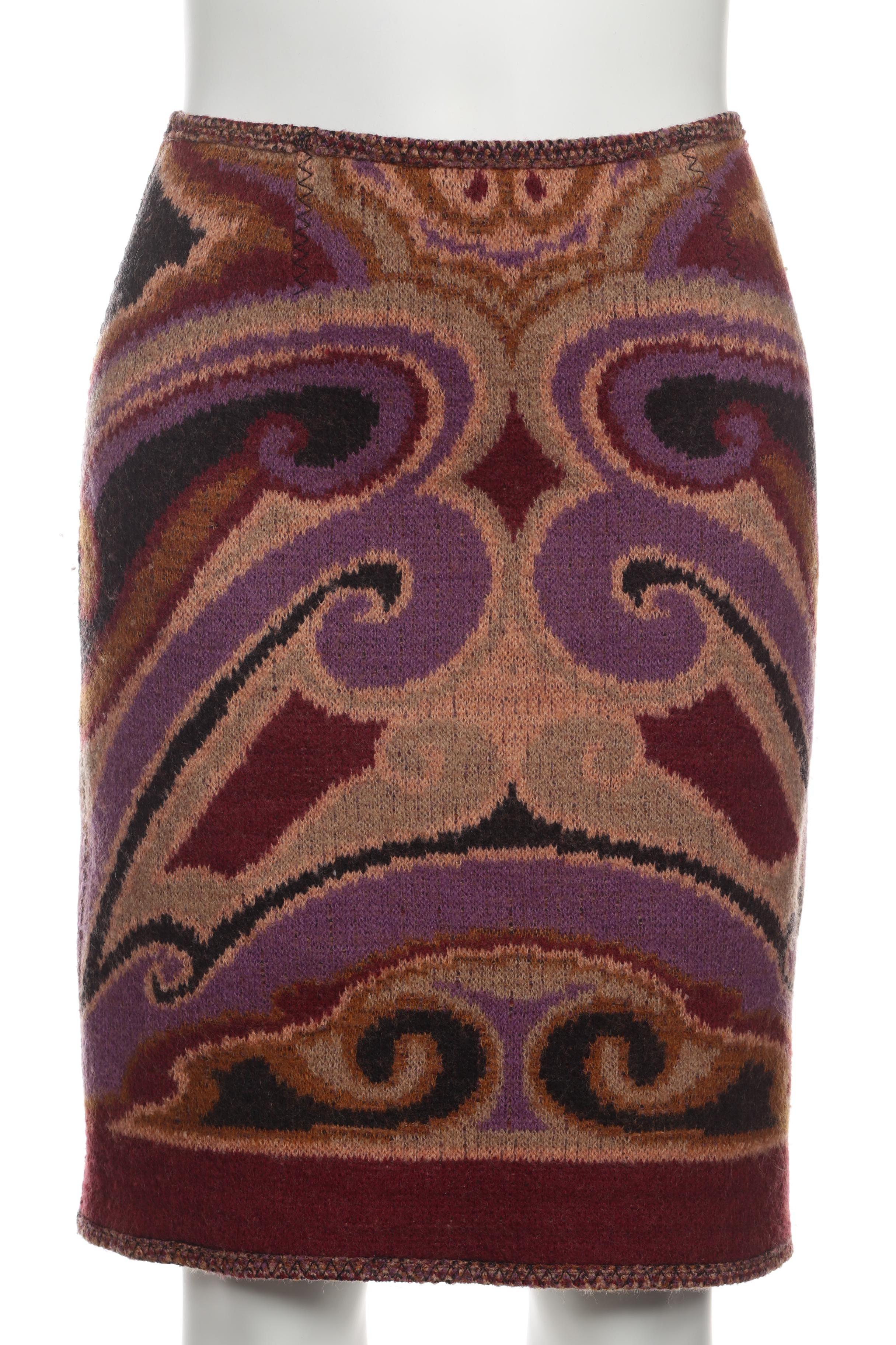 

M Missoni Damen Rock, flieder, Gr. 42